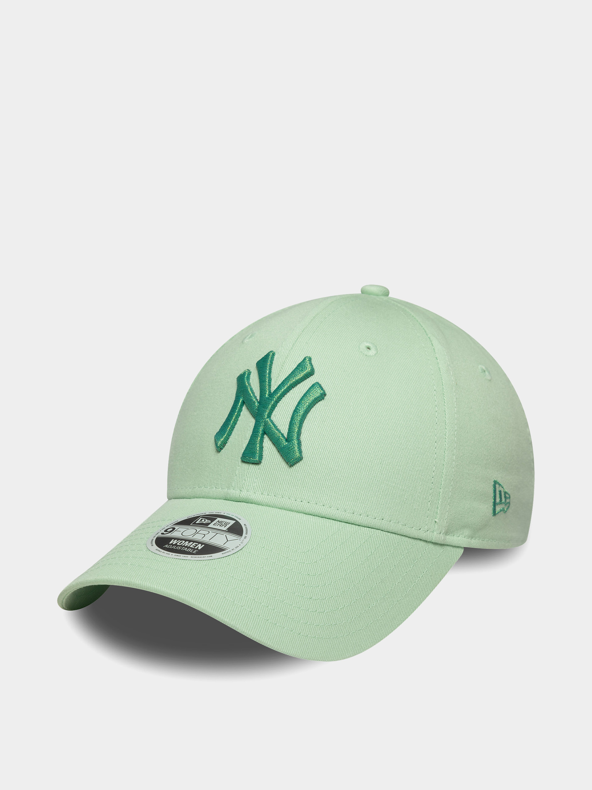 u0428u0430u043fu043au0430 u0441 u043au043eu0437u0438u0440u043au0430 New Era Metallic Logo 9Forty New York Yankees Wmn (green)