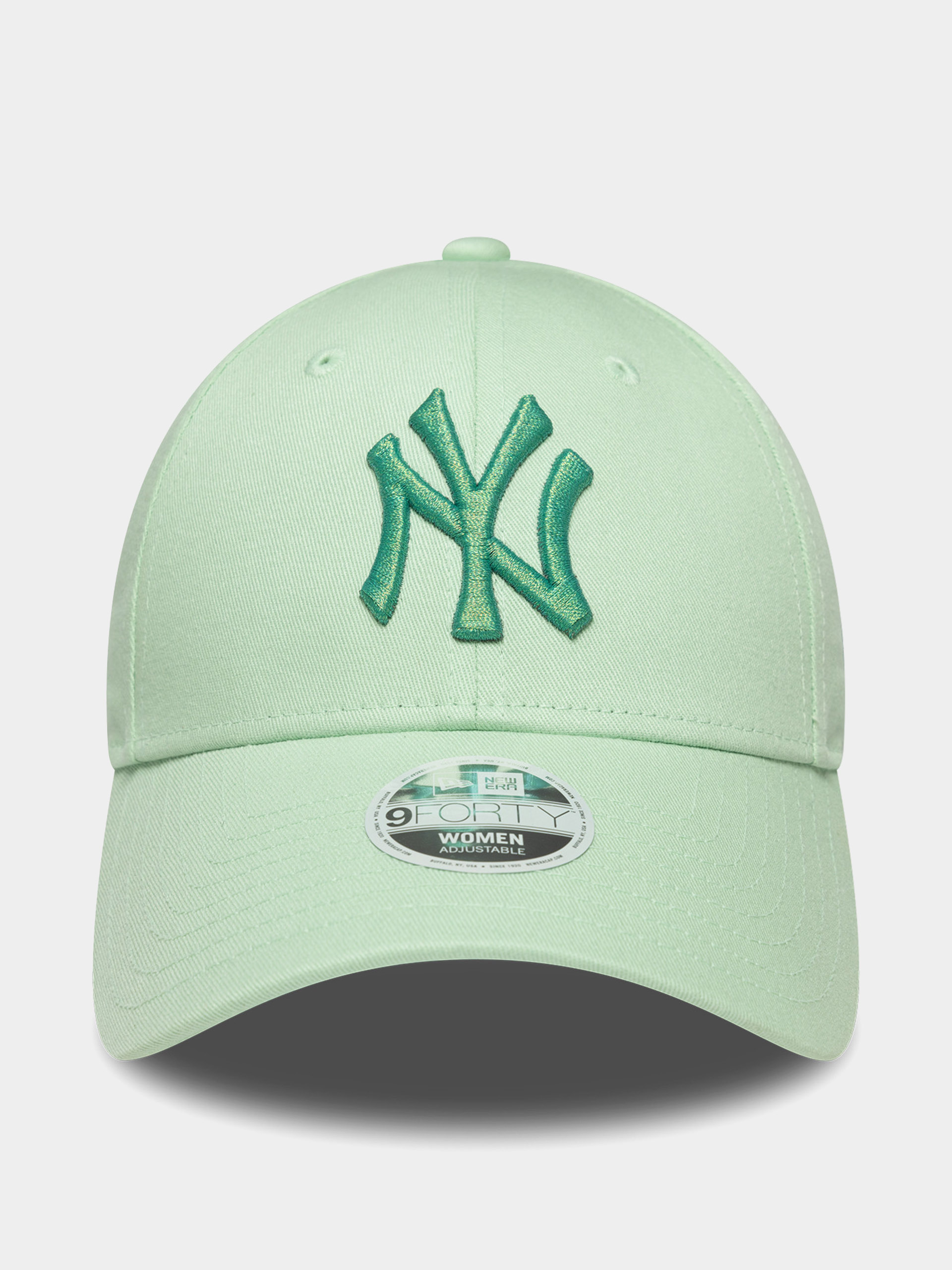 Шапка с козирка New Era Metallic Logo 9Forty New York Yankees Wmn (green)