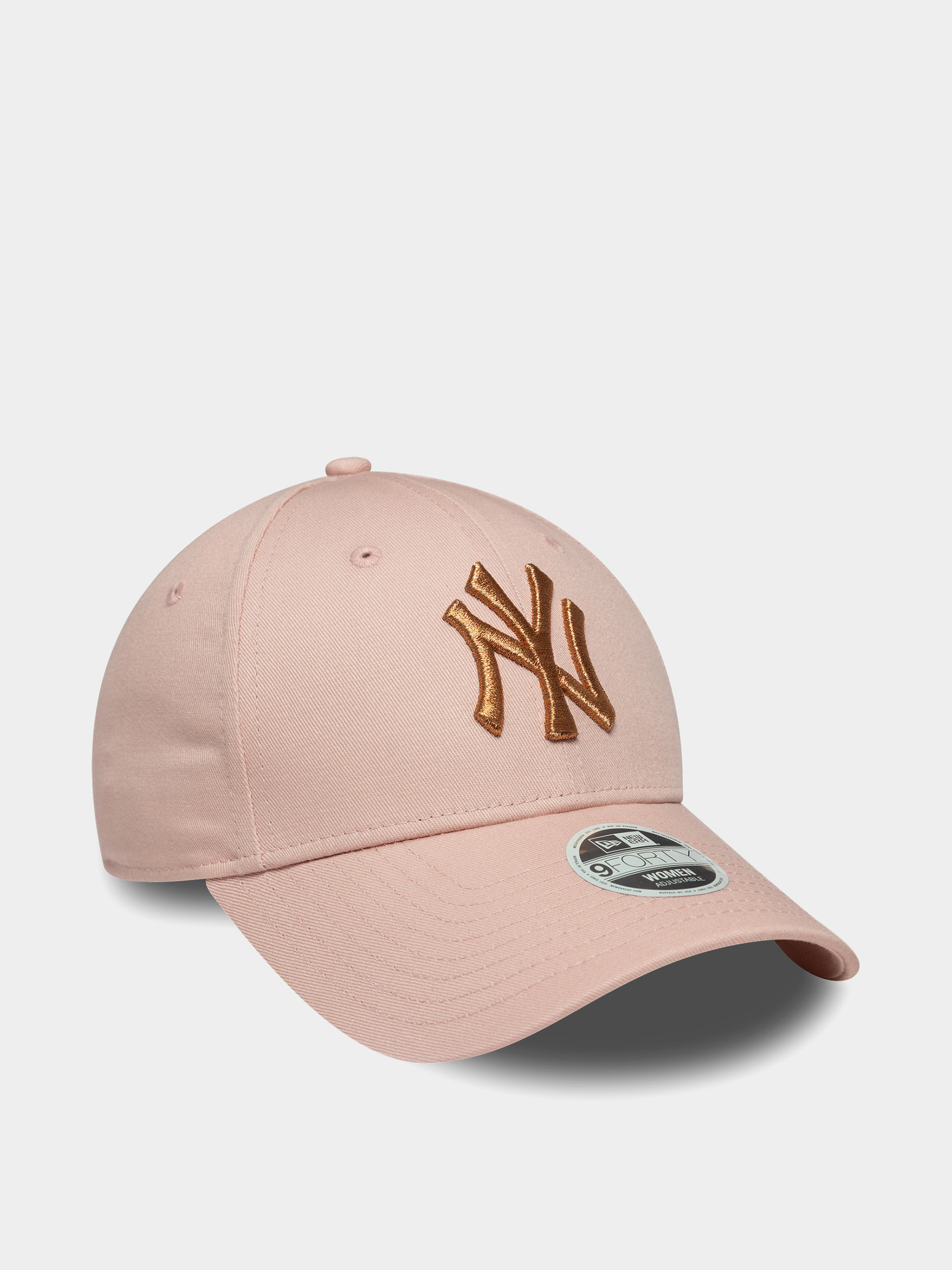 Шапка с козирка New Era Metallic Logo 9Forty New York Yankees Wmn (pink)