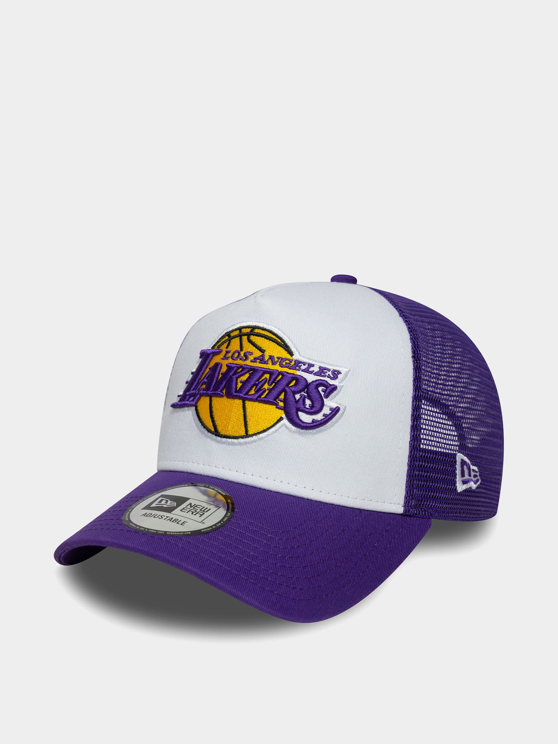 Шапка с козирка New Era NBA Side Patch Trucker Los Angeles Lakers (violet/white)