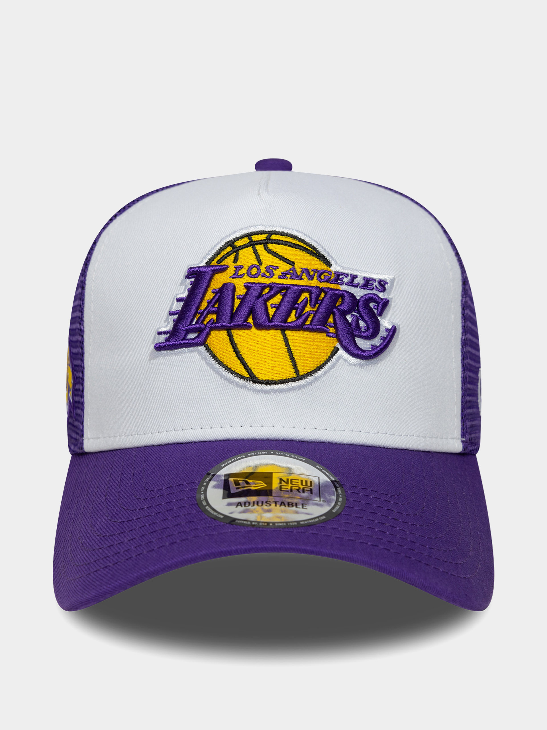 Шапка с козирка New Era NBA Side Patch Trucker Los Angeles Lakers (violet/white)