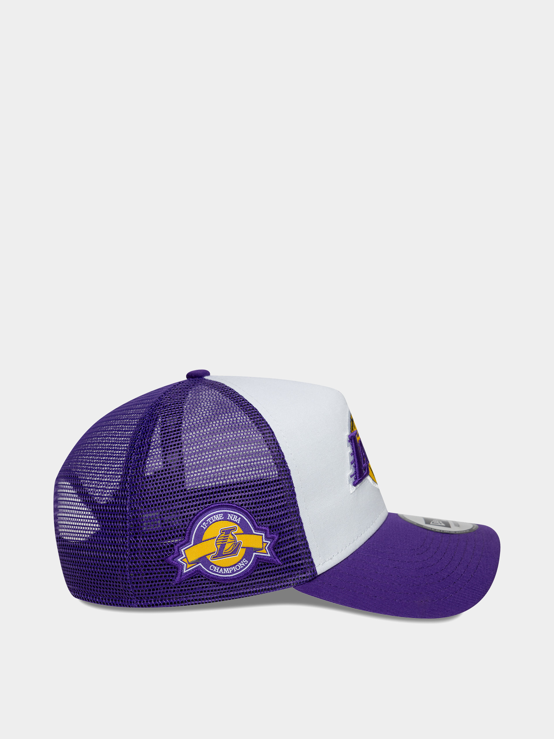 Шапка с козирка New Era NBA Side Patch Trucker Los Angeles Lakers (violet/white)