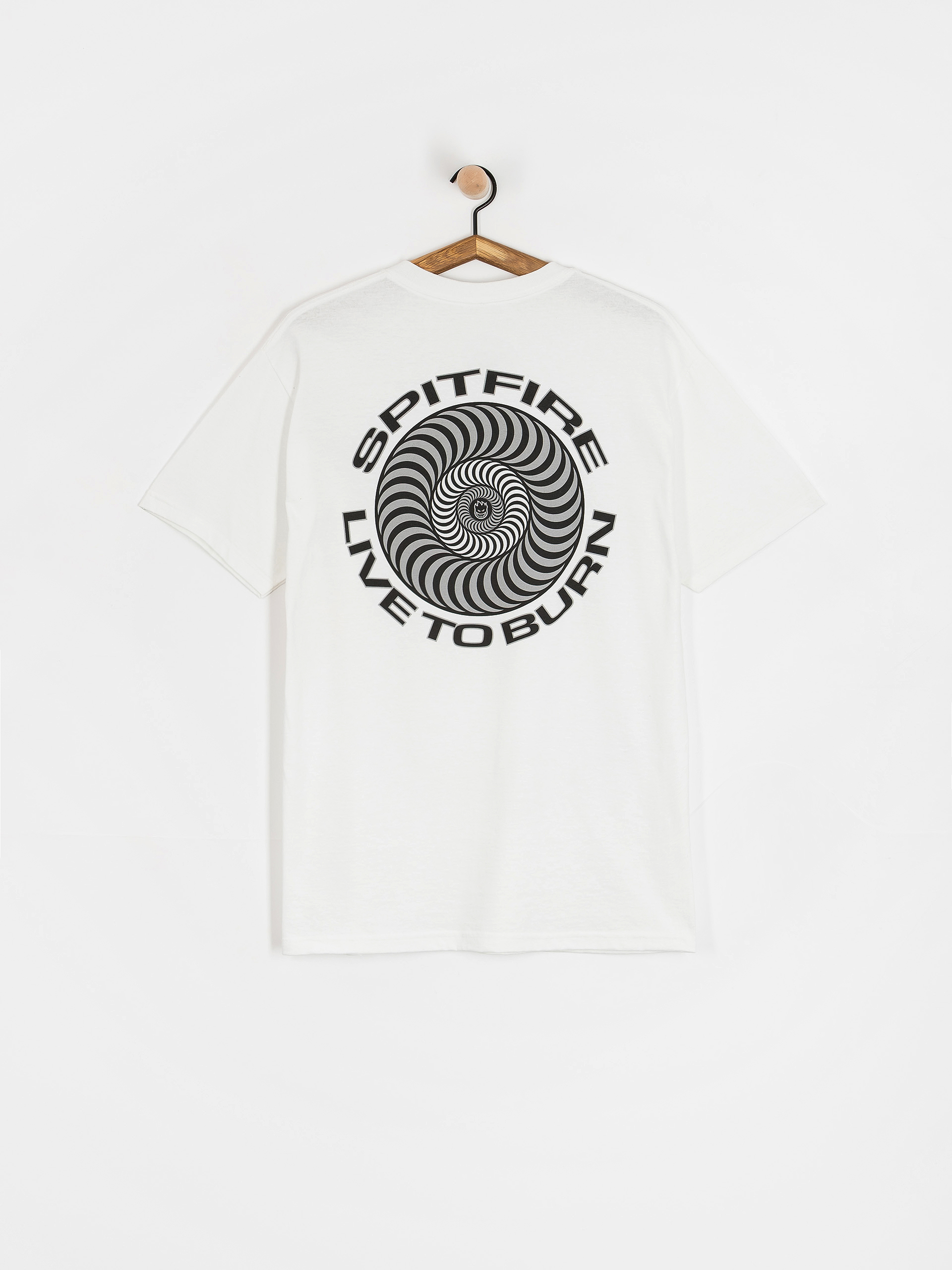Тениска Spitfire Live To Burn Classic (white)