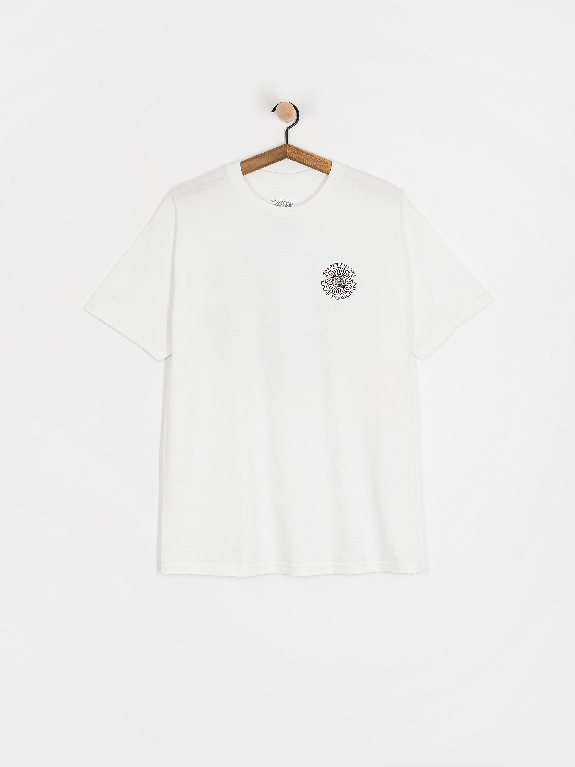 Тениска Spitfire Live To Burn Classic (white)