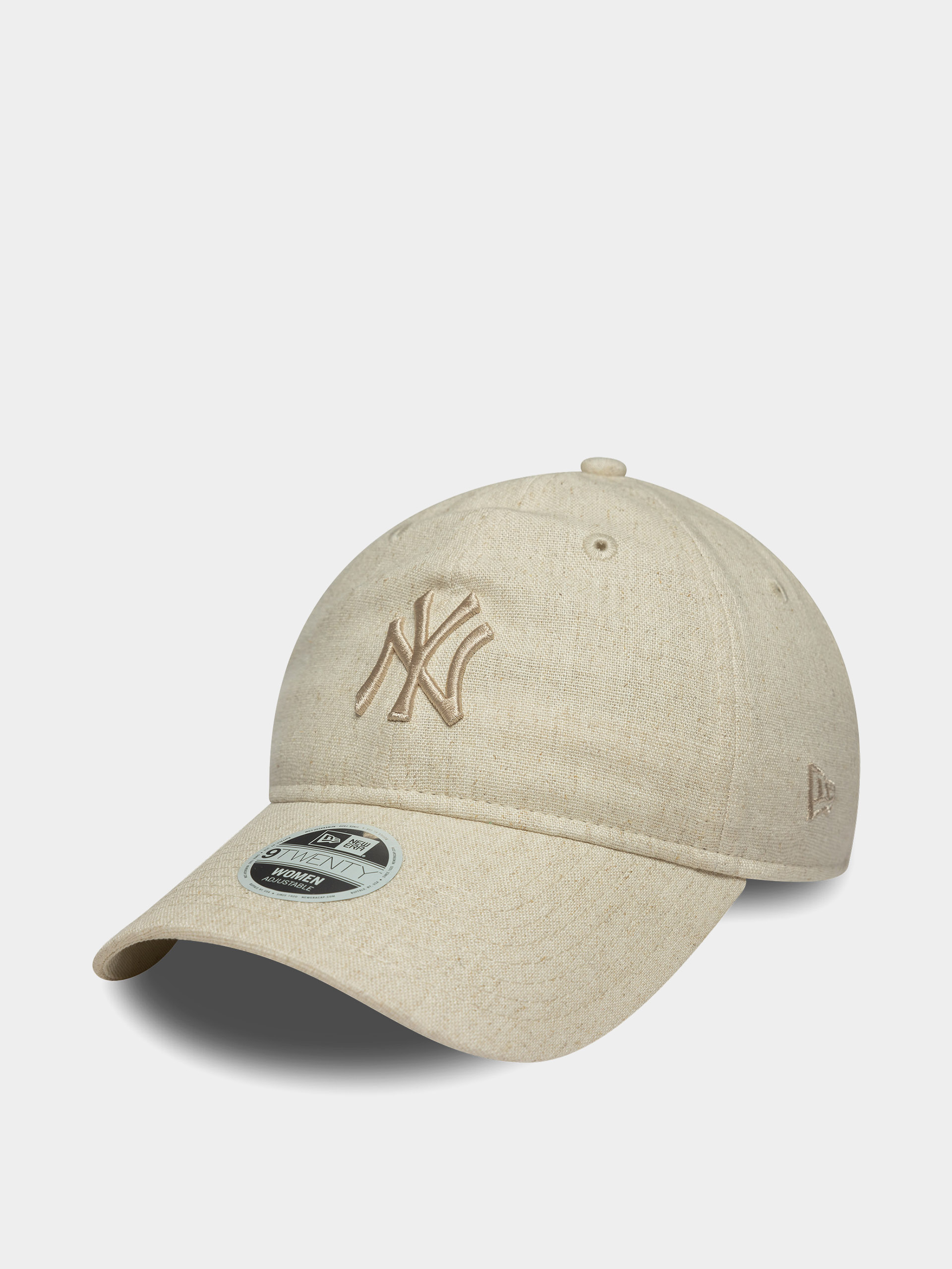 Шапка с козирка New Era Linen 9Twenty New York Yankees Wmn (beige)