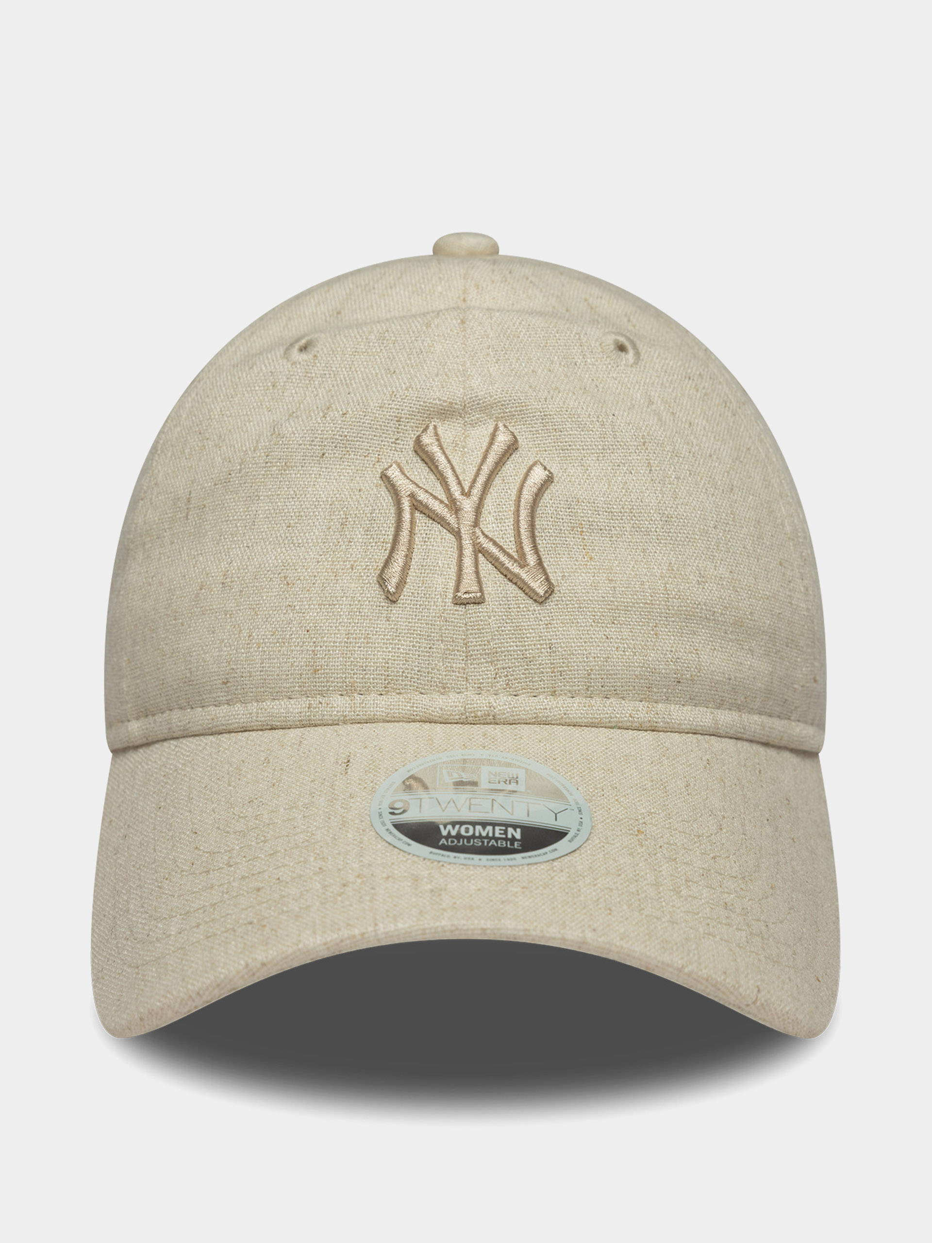 Шапка с козирка New Era Linen 9Twenty New York Yankees Wmn (beige)