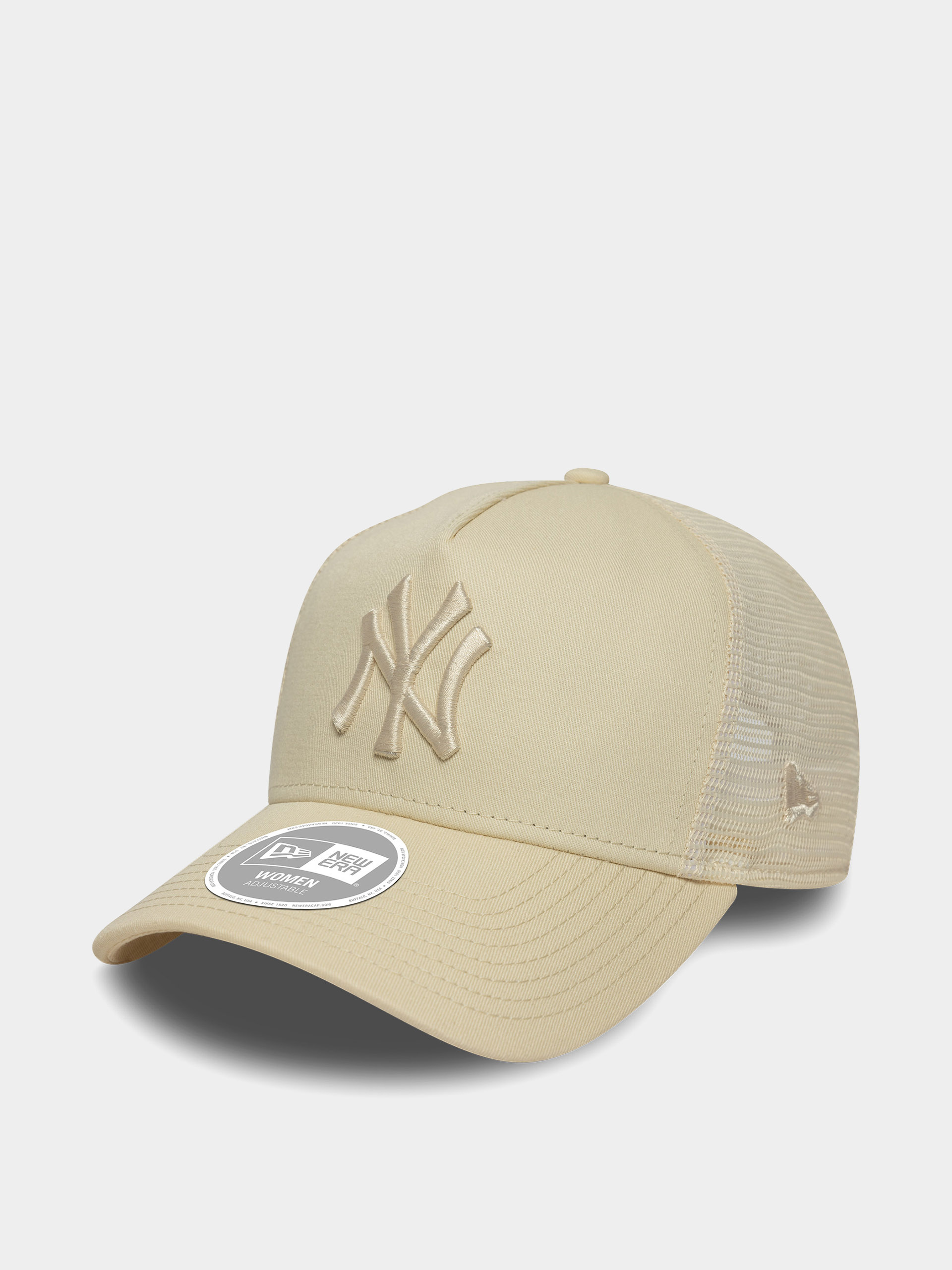 Шапка с козирка New Era League Essential Trucker New York Yankees Wmn (light cream)