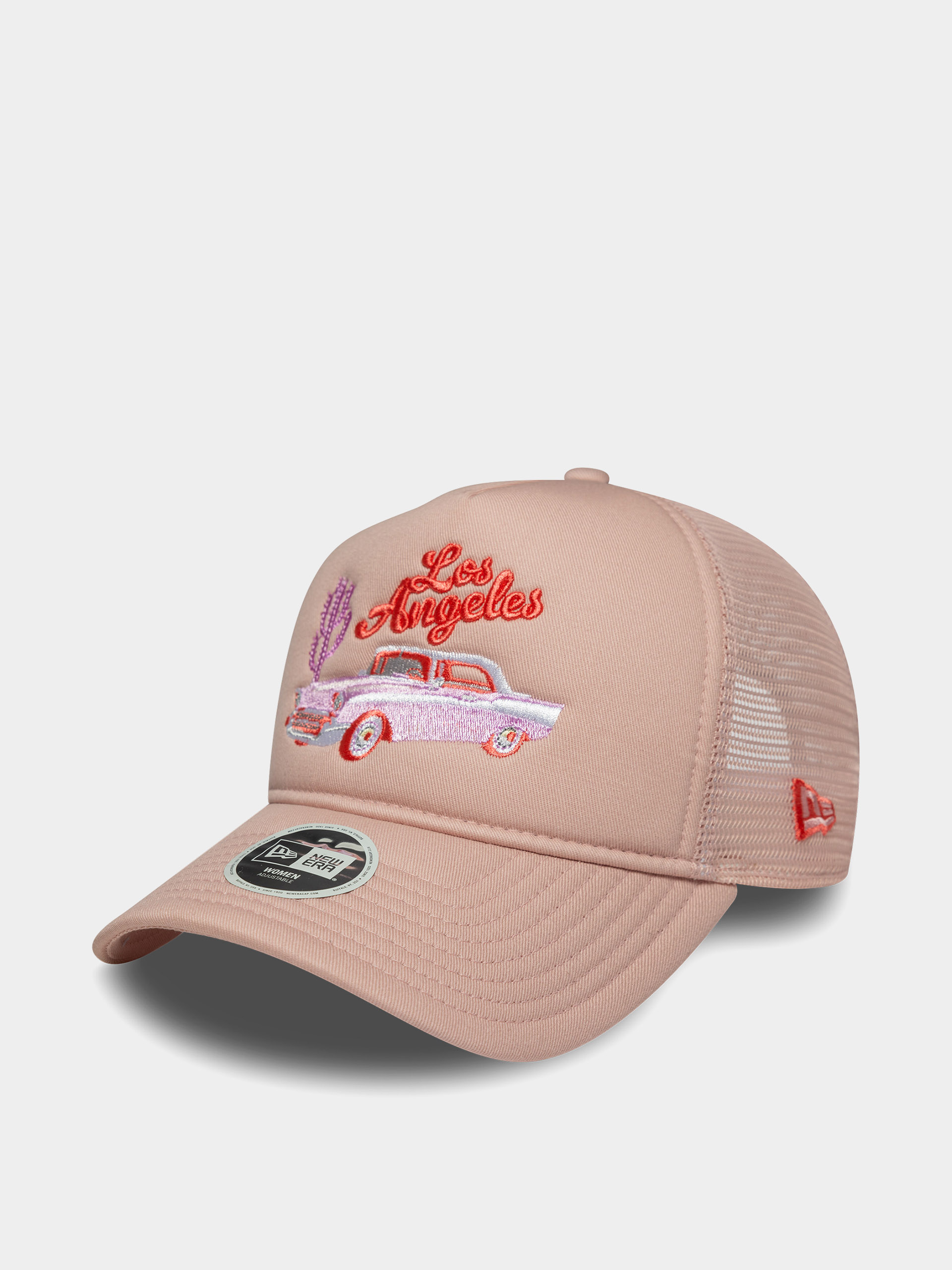 Шапка с козирка New Era Western Trucker Wmn (pink rose)
