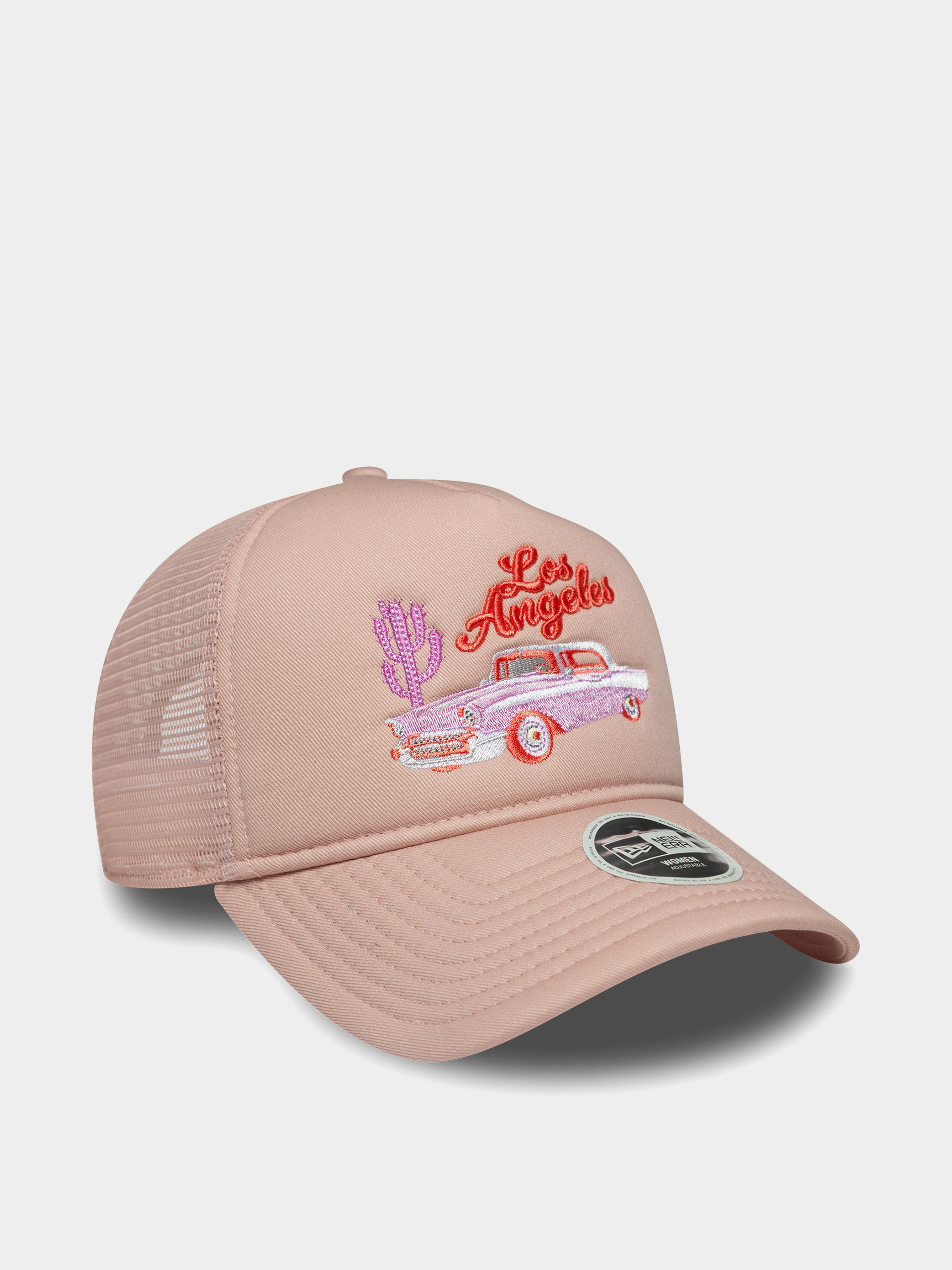 Шапка с козирка New Era Western Trucker Wmn (pink rose)