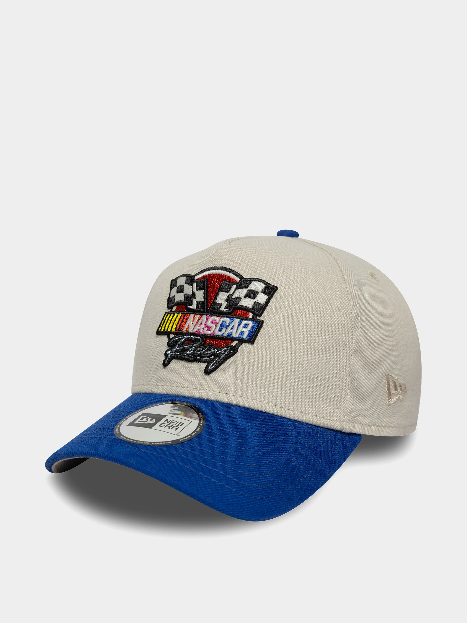 Шапка с козирка New Era Nascar Flag 9Forty Eframe (blue/chalk)