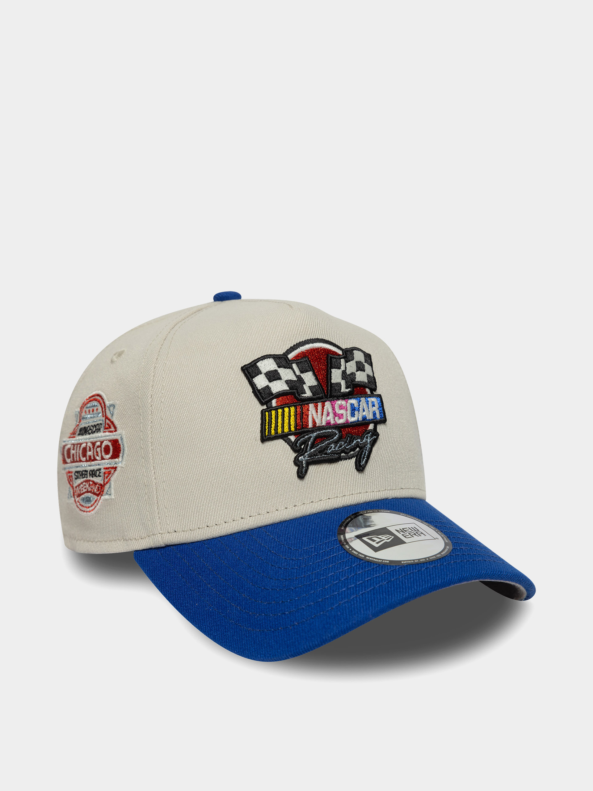 Шапка с козирка New Era Nascar Flag 9Forty Eframe (blue/chalk)