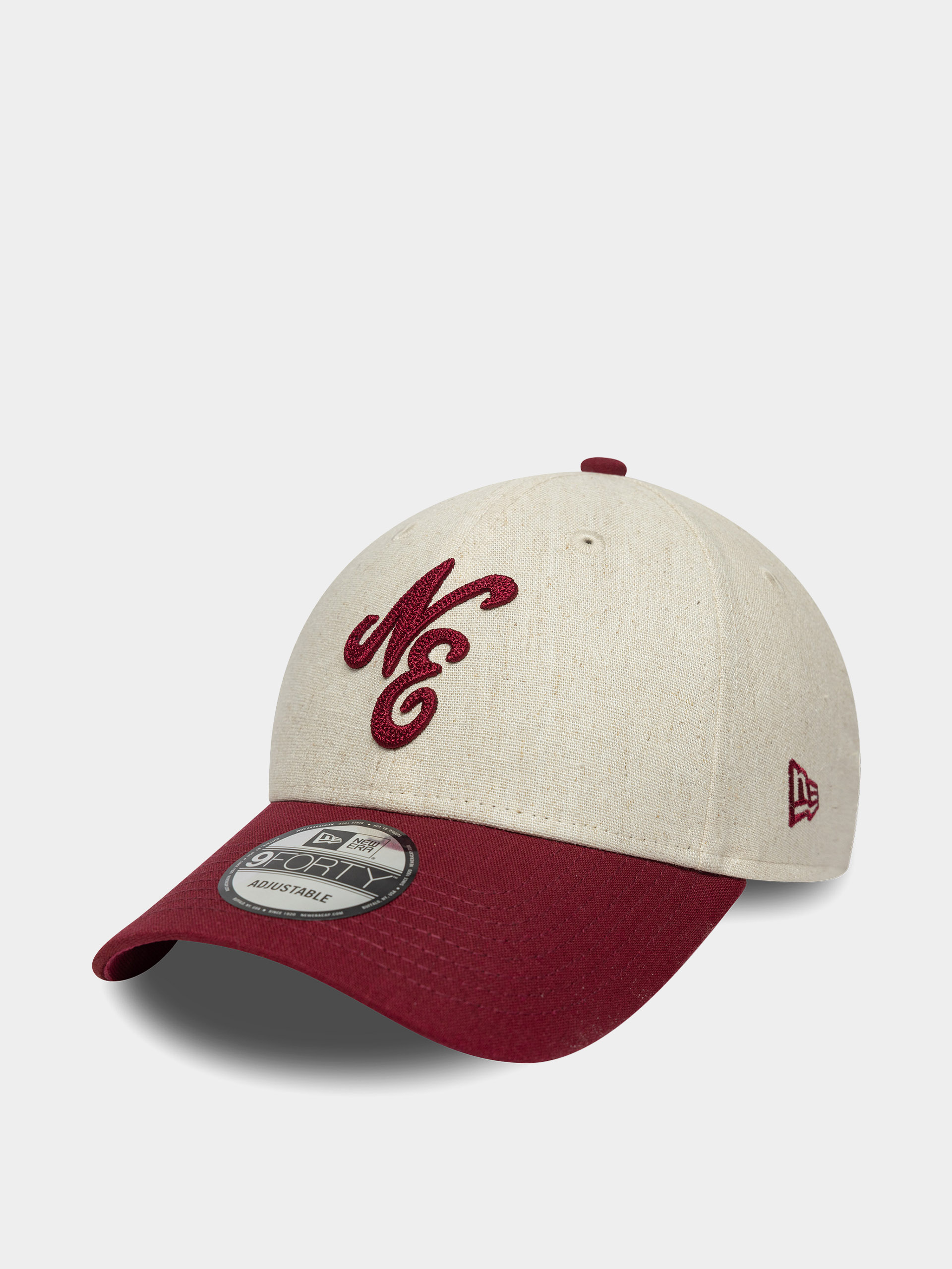 Шапка с козирка New Era Linen 9Forty Ne (red/chalk)