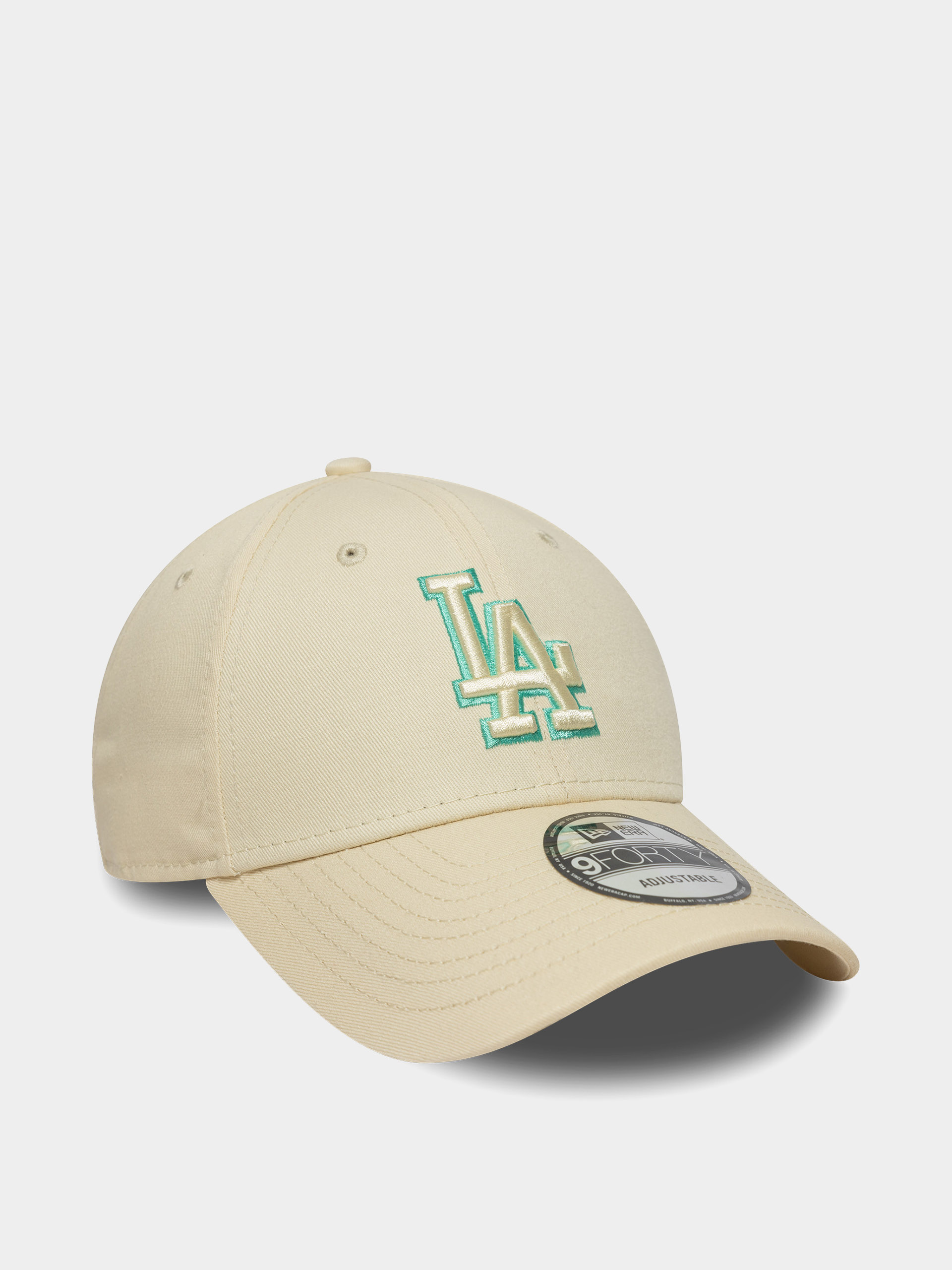 Шапка с козирка New Era Team Outline 9Forty Los Angeles Dodgers (cream)