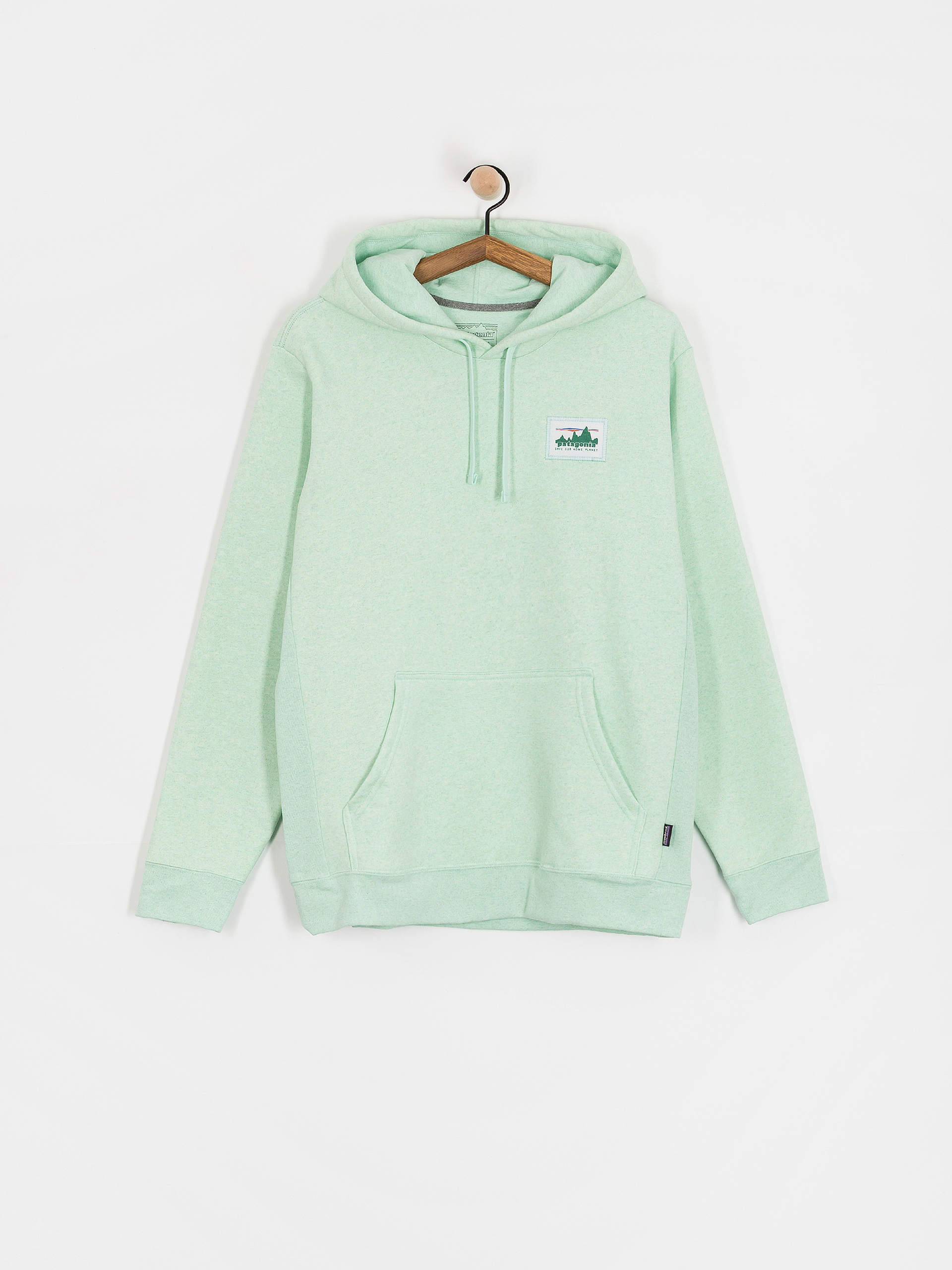 Суитшърт с качулка Patagonia 73 Skyline Uprisal HD (rinsed green)