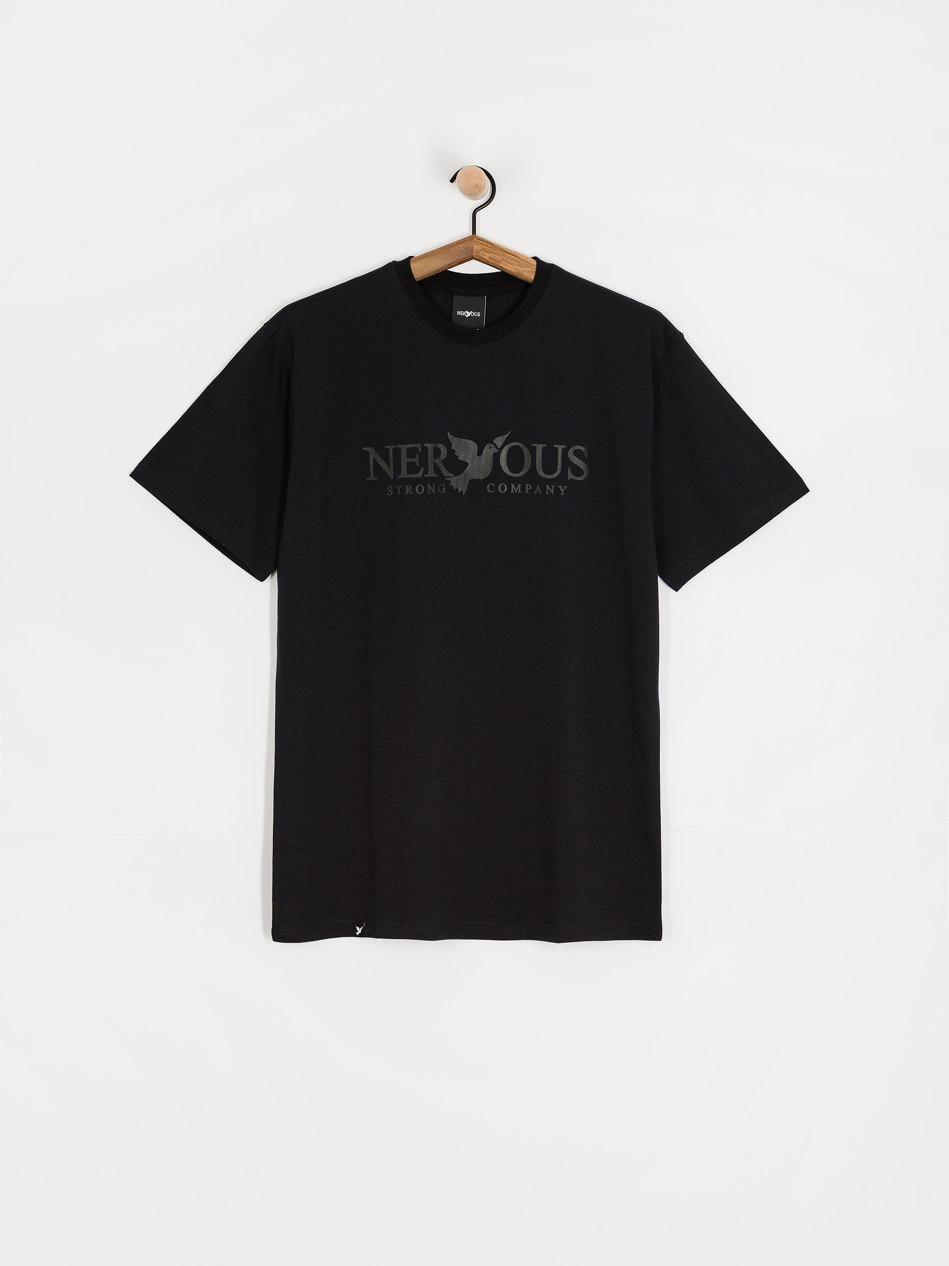 Тениска Nervous Classic (black/black)