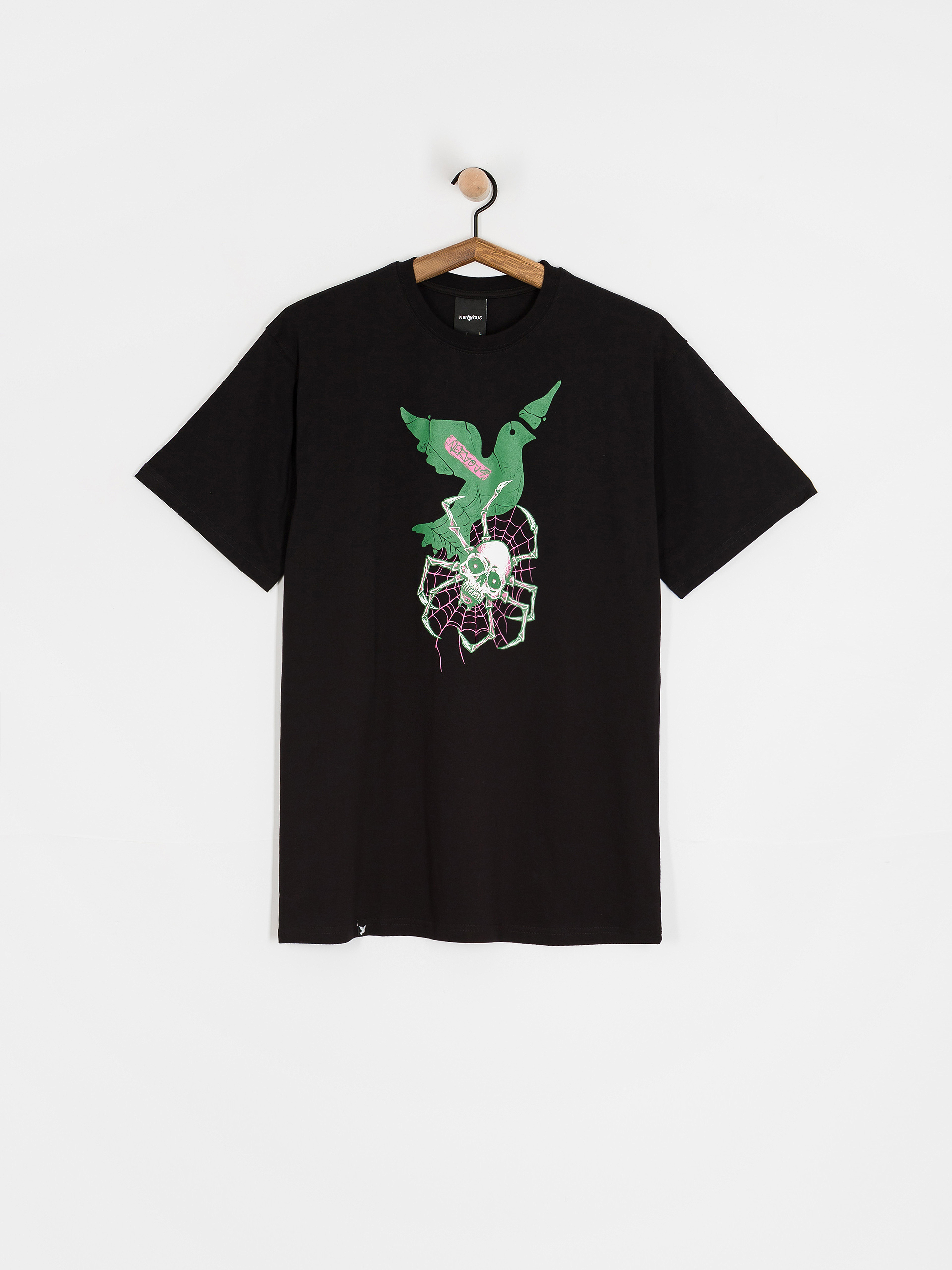 Тениска Nervous Scary (black)