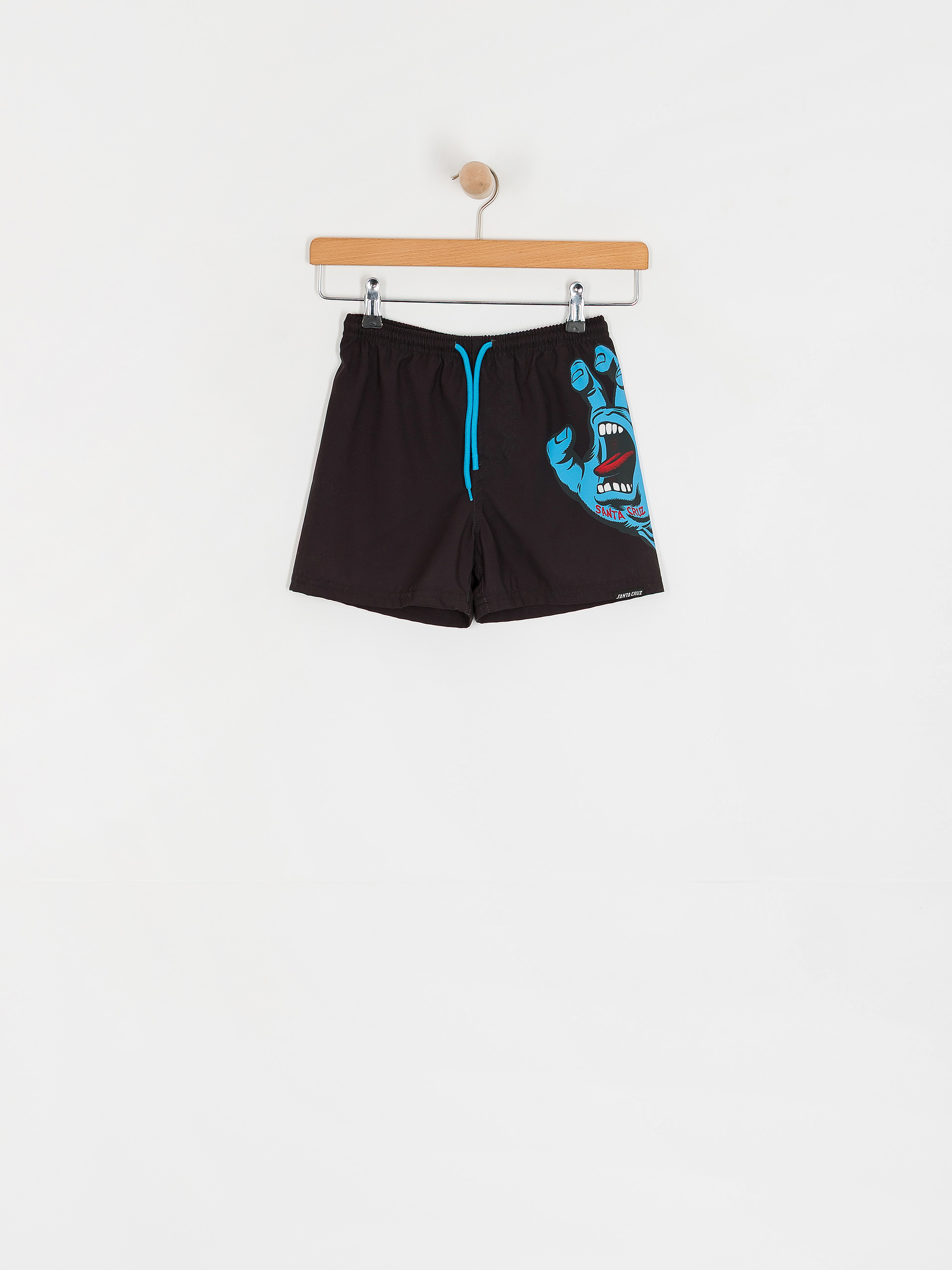 Плажни къси панталони Santa Cruz Screaming Hand Swimshort JR (black)