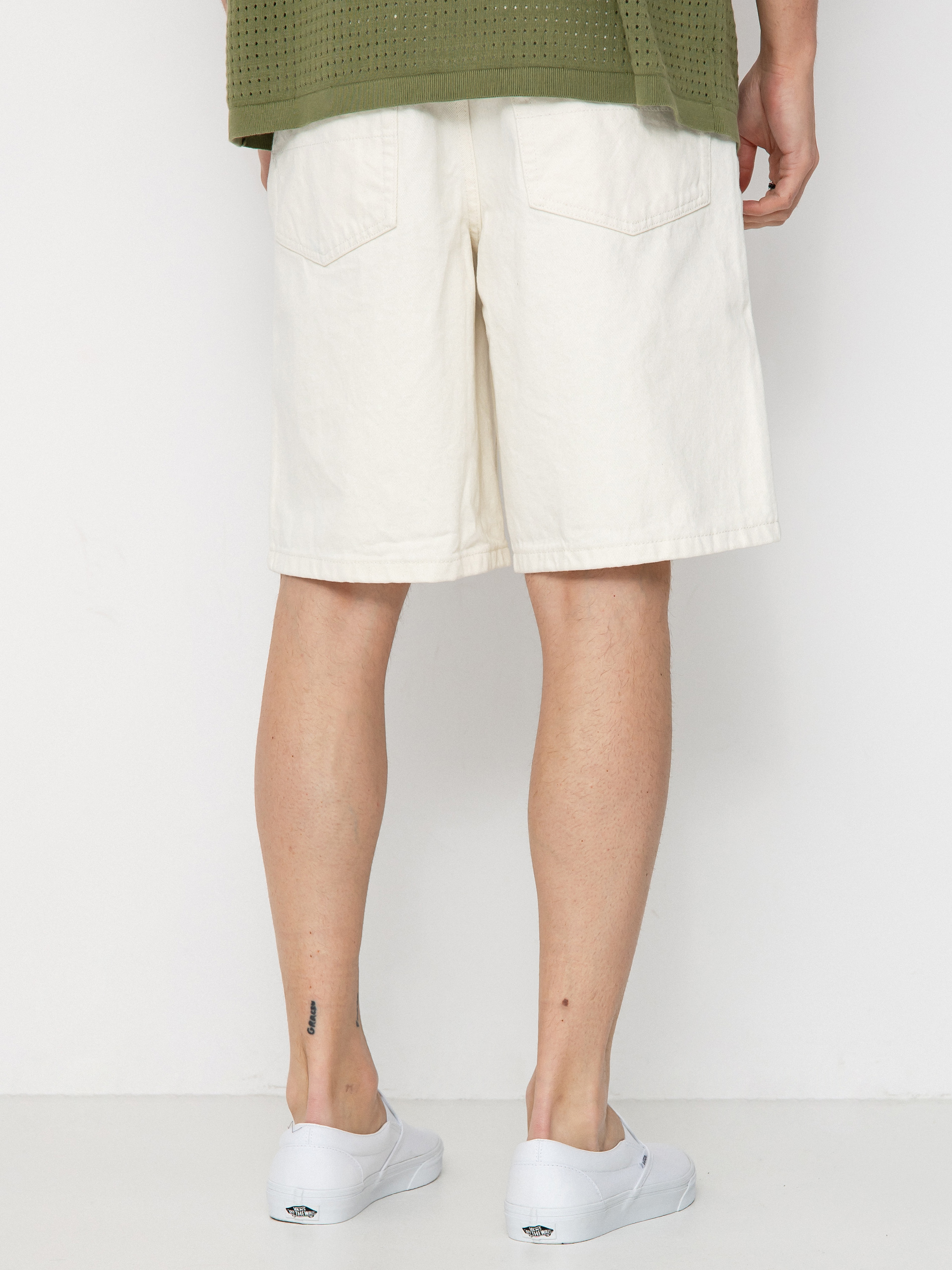 Къси панталони Vans Check 5 Baggy Denim (marshmallow)