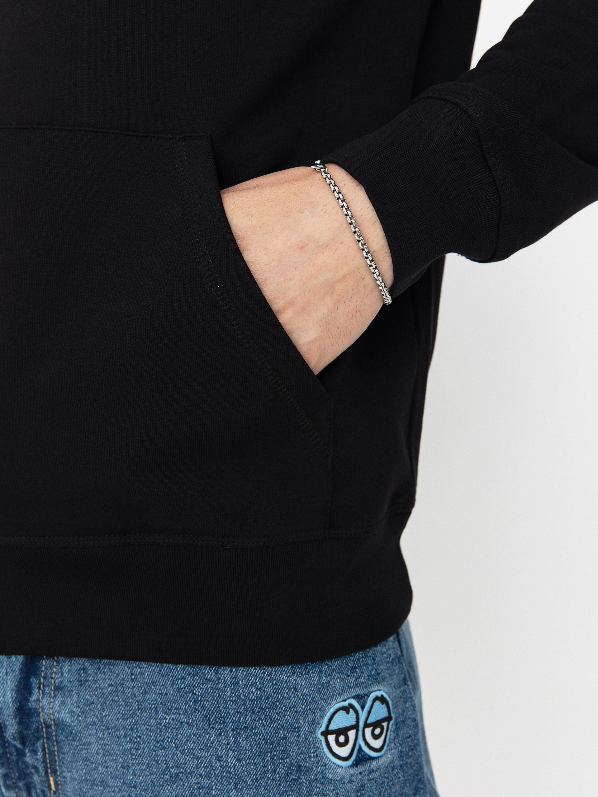 Суитшърт с качулка Circa No Regret HD (black)