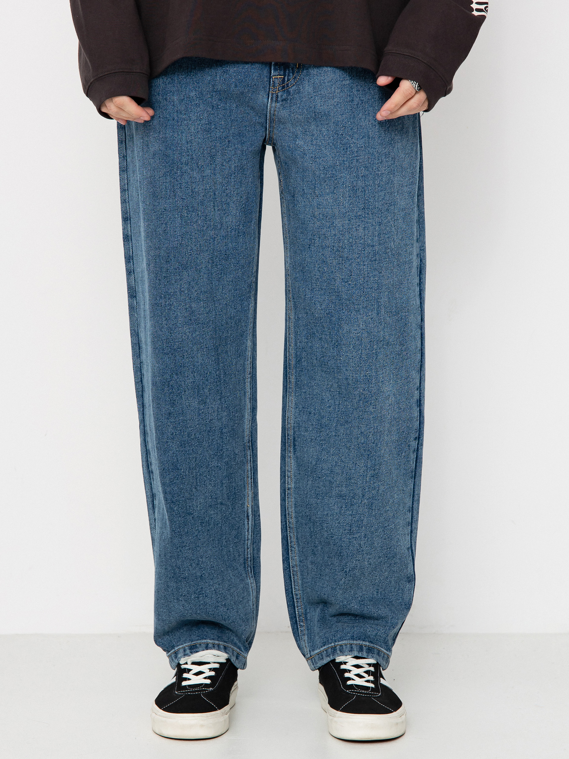 Панталони Krooked Eyes Denim Twill Pant (med stone wash)