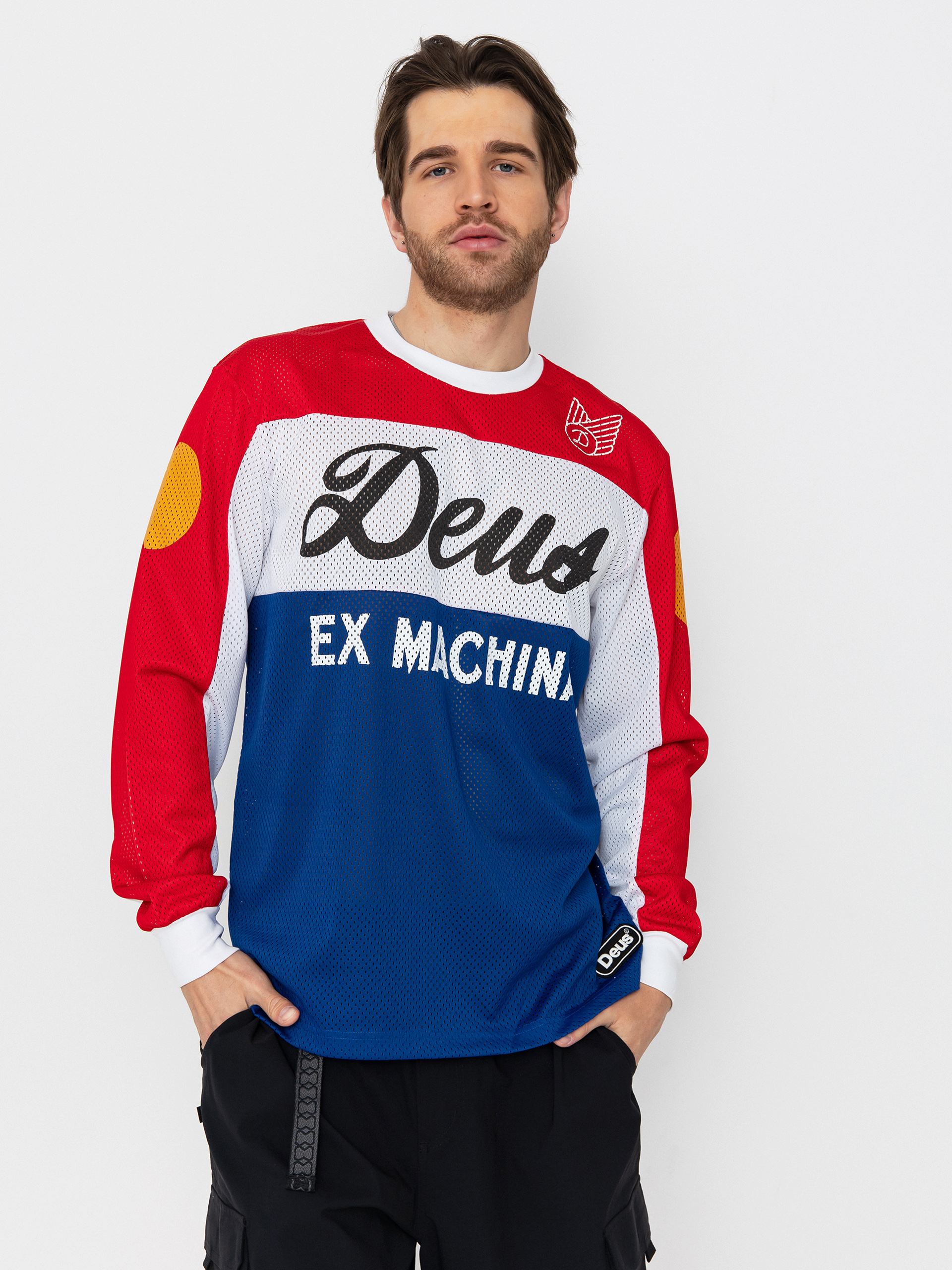 Блуза Deus Ex Machina Saber Moto Jersey (tri colour)