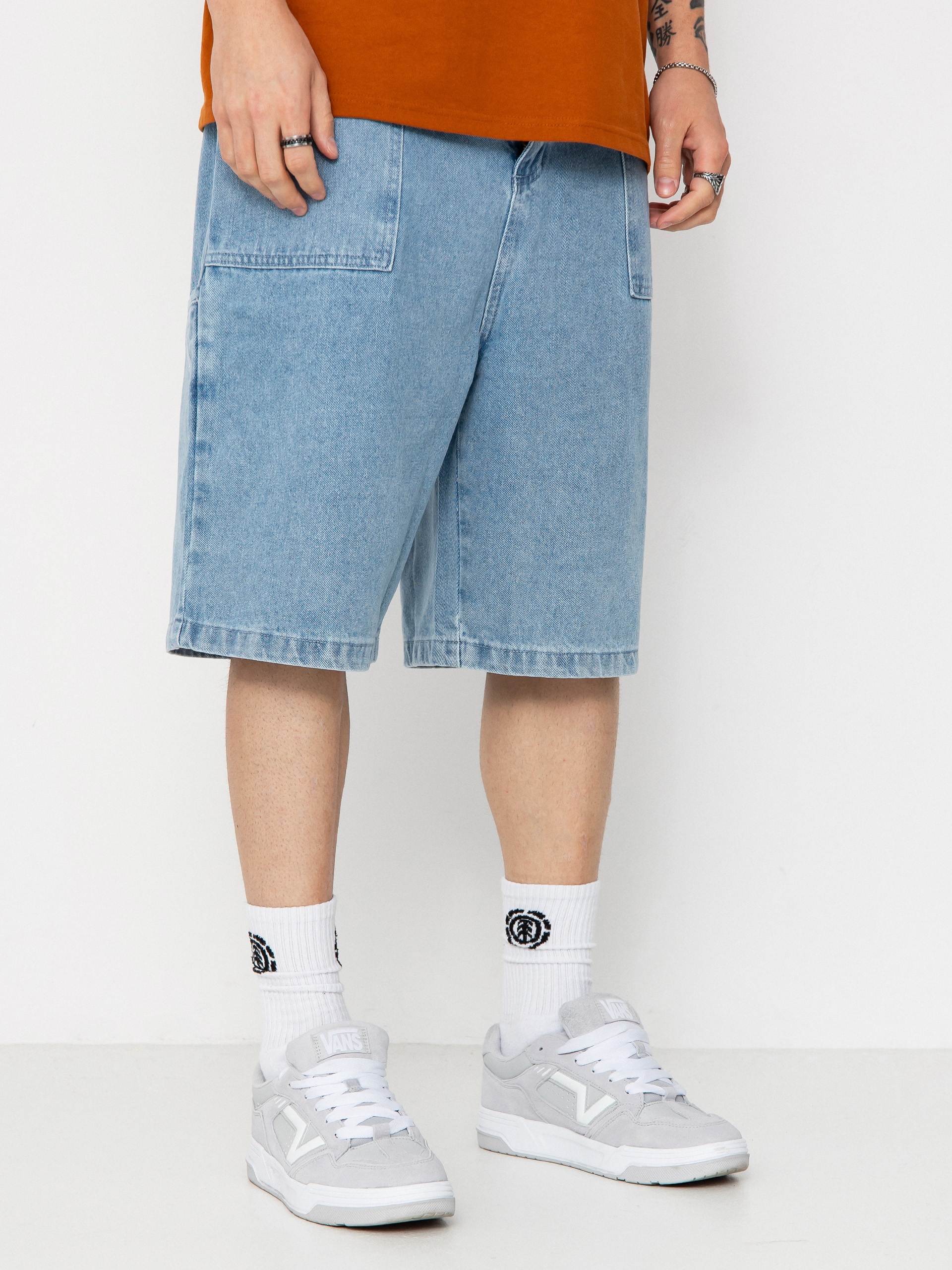 Къси панталони Poetic Collective Painter (light blue denim)