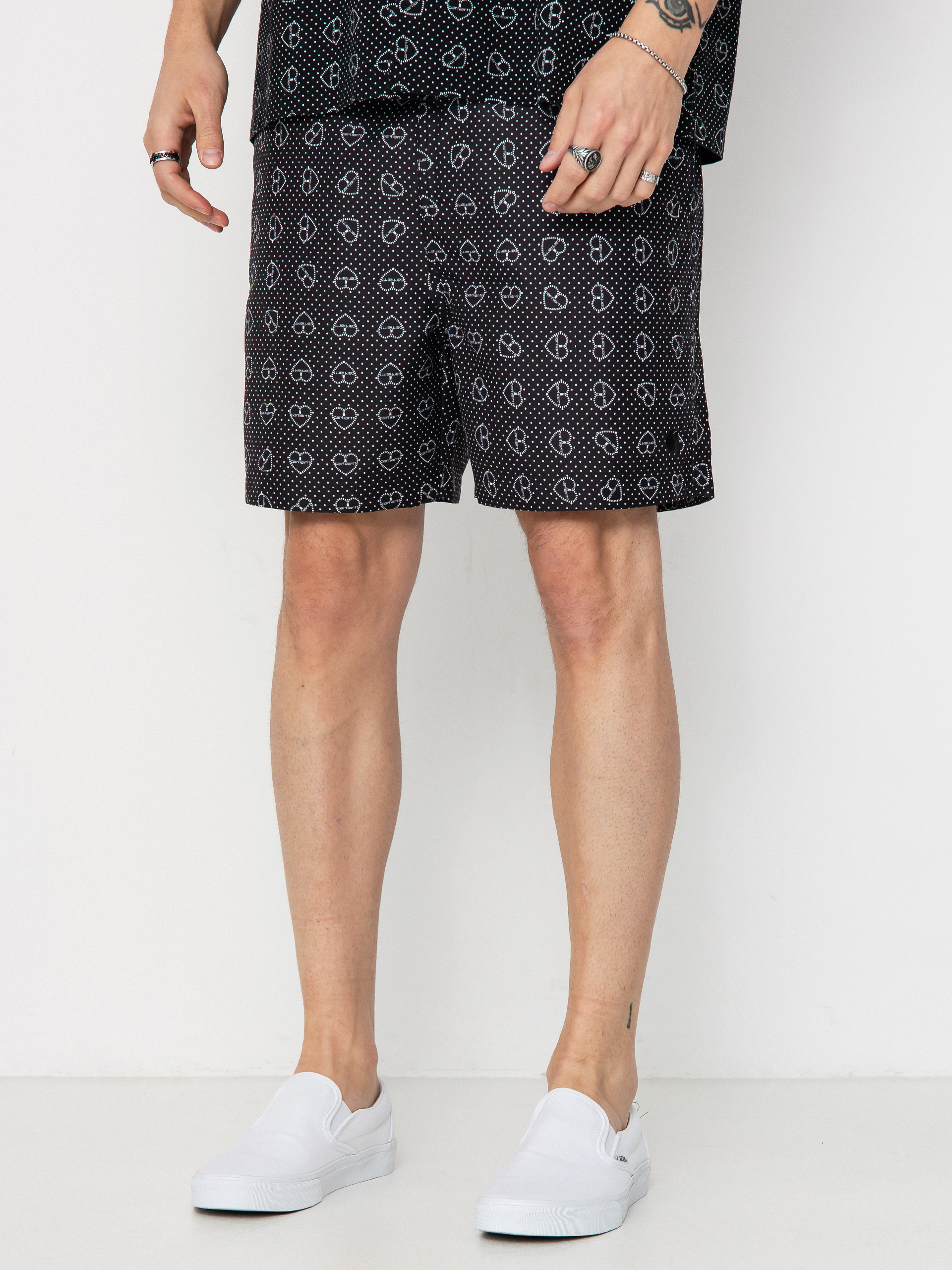 Къси панталони Carhartt WIP Chase Swim (furoshiki print/black)