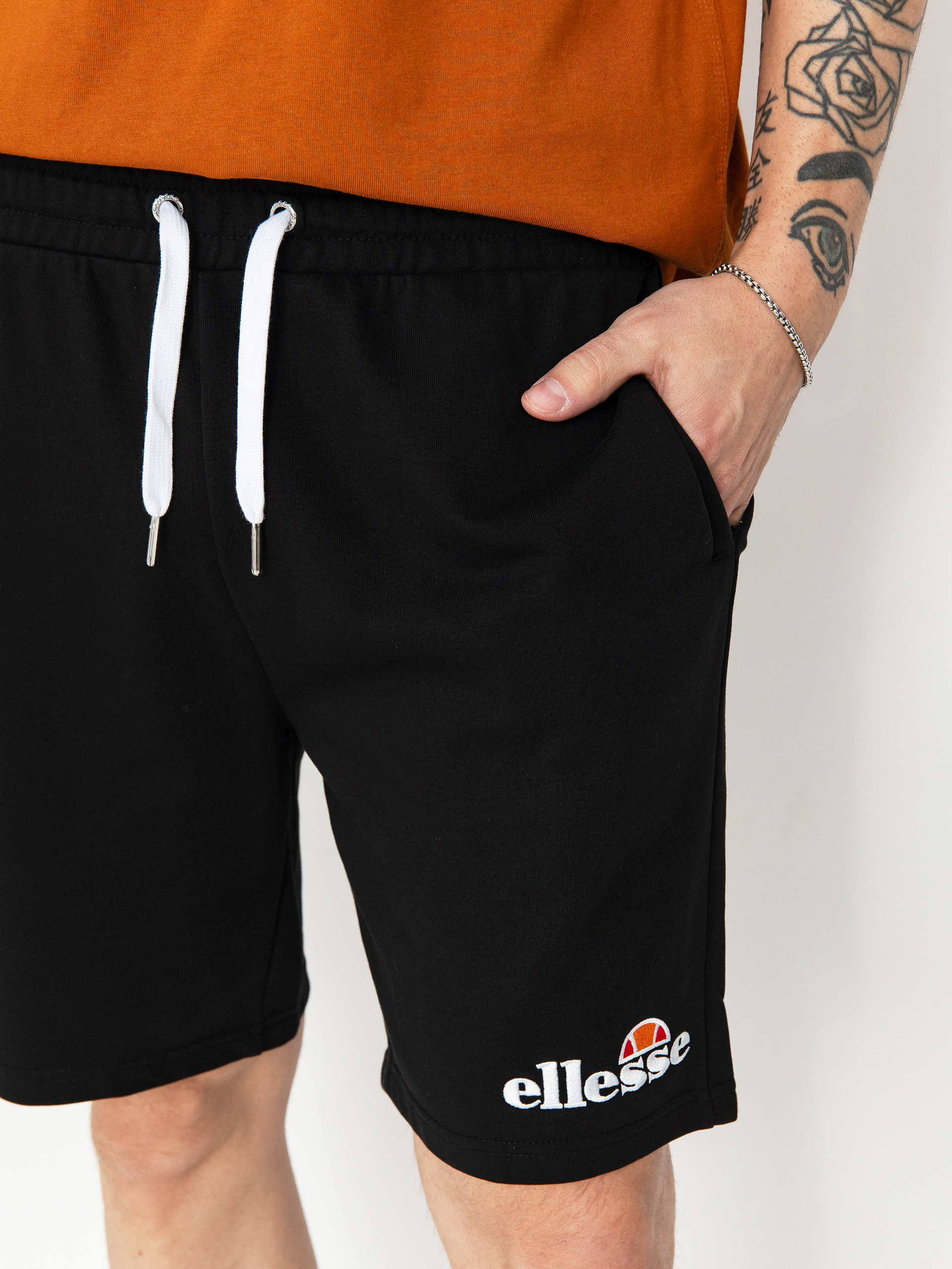 Къси панталони Ellesse Silvan Fleece (black)