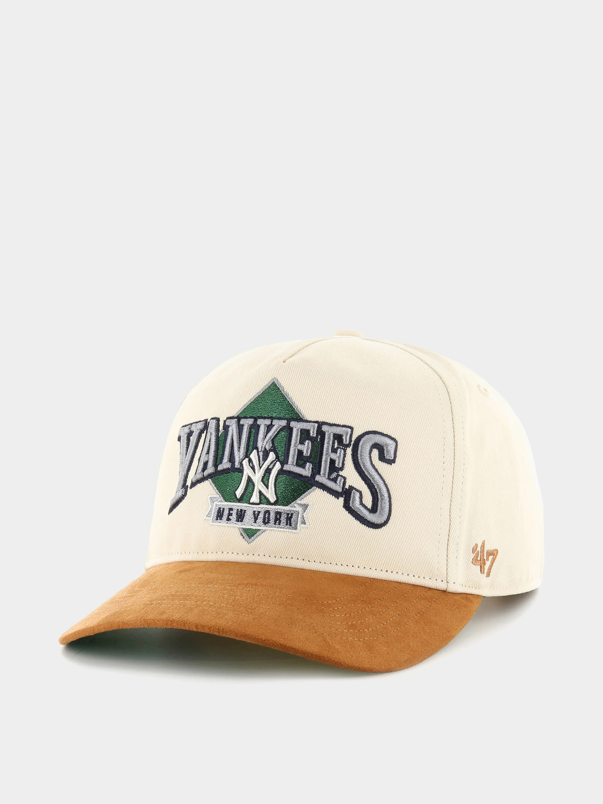 Шапка с козирка 47 Brand MLB New York Yankees The Diamond (natural)