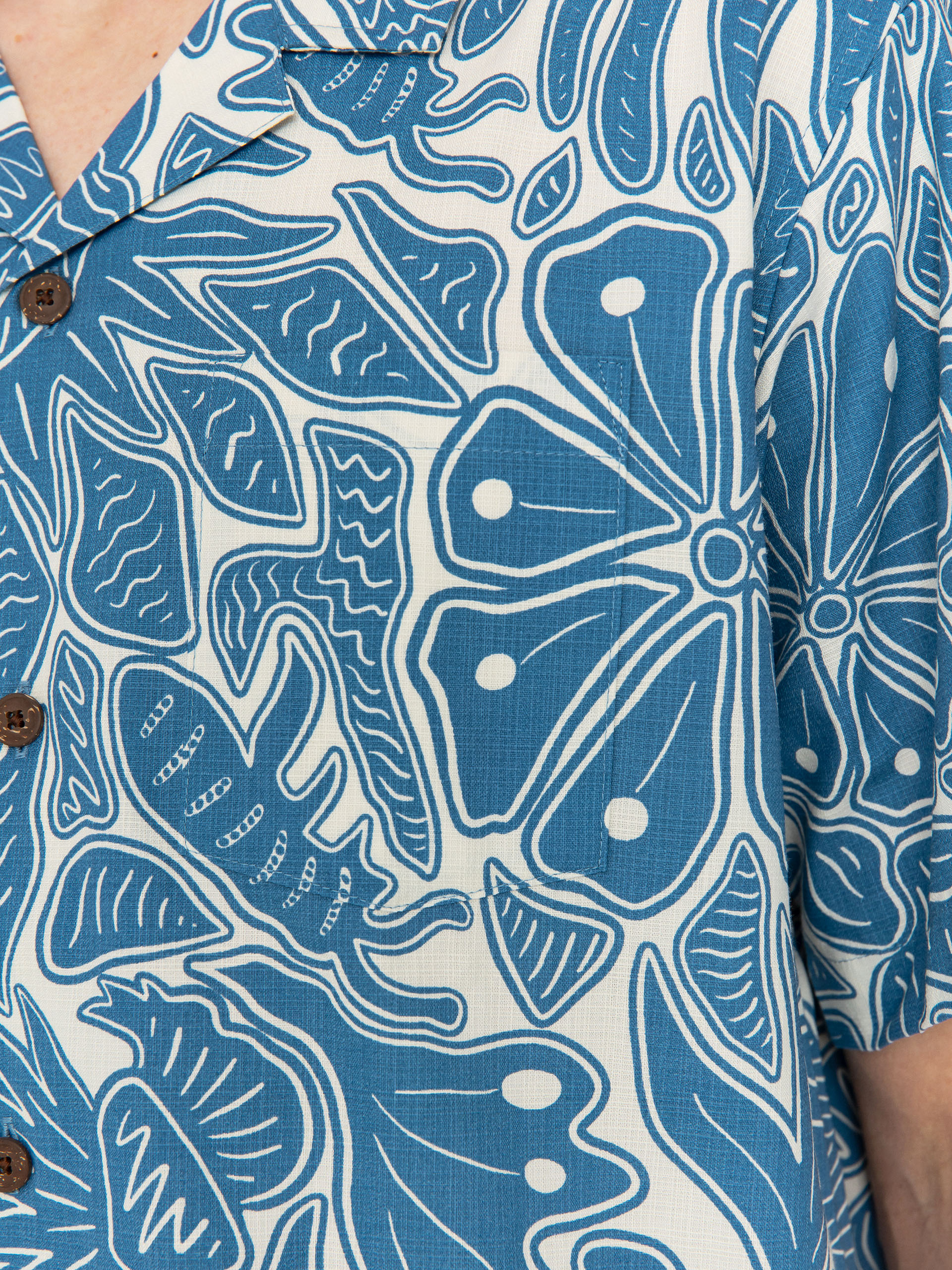 Риза Patagonia Tidal Threads Camp (bees and flowers/still blue)