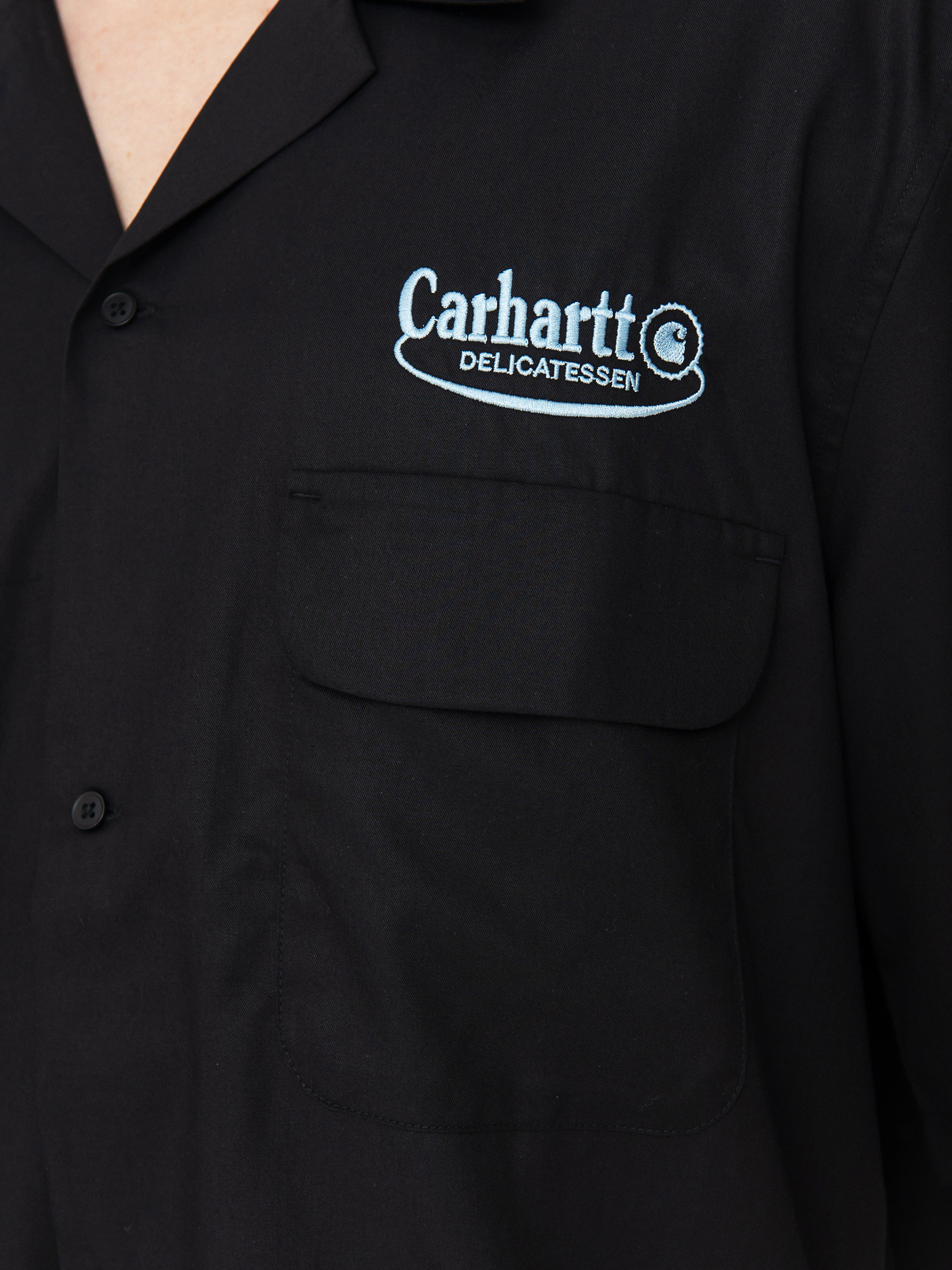 Риза Carhartt WIP Deli (black/bluebird)