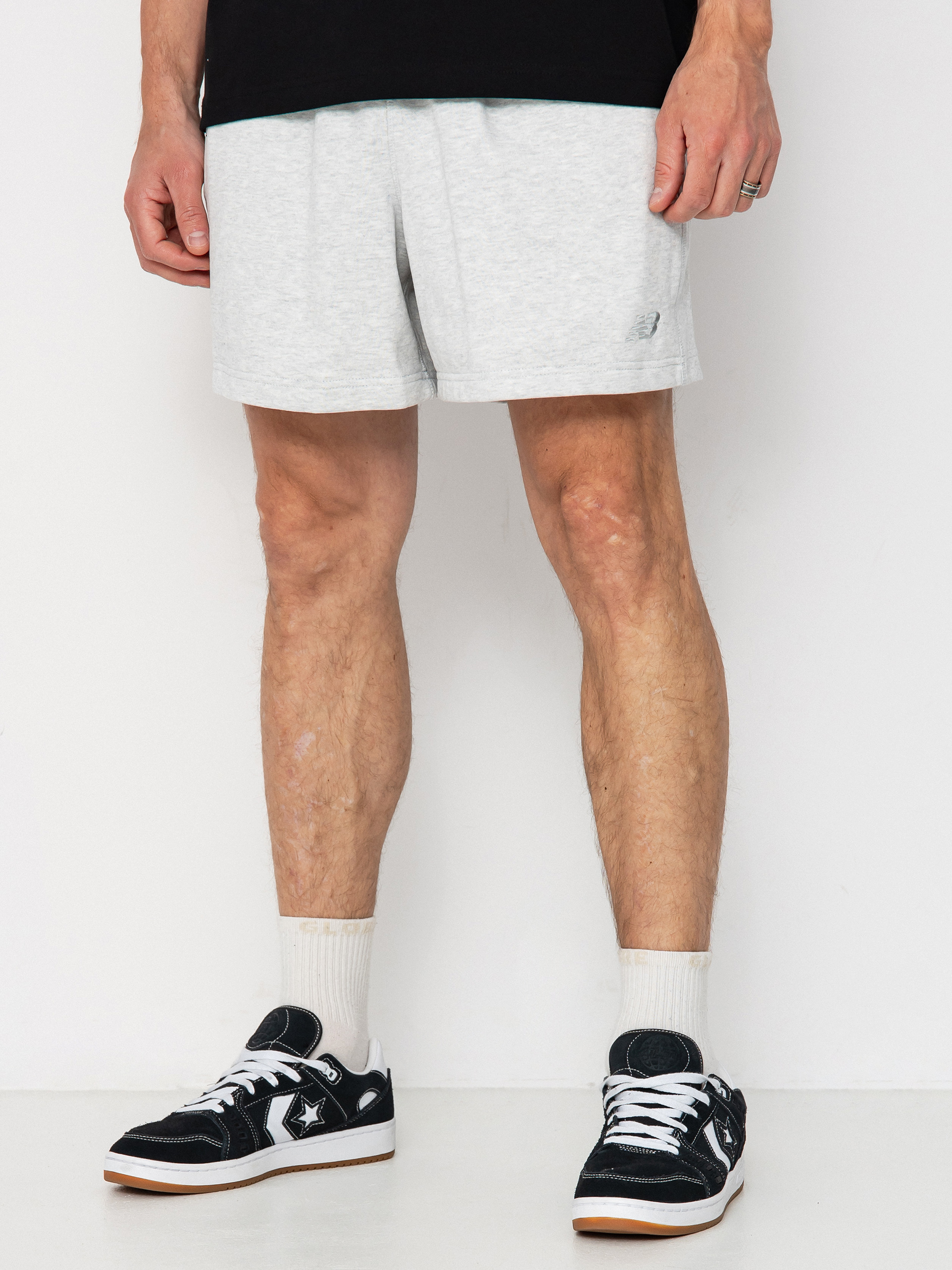 Къси панталони New Balance Athletics French (ashheath)