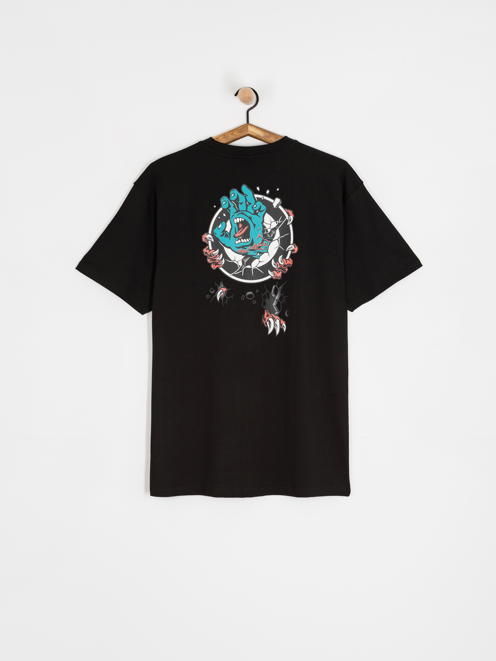 Тениска Santa Cruz Roskopp Screaming Target (black)
