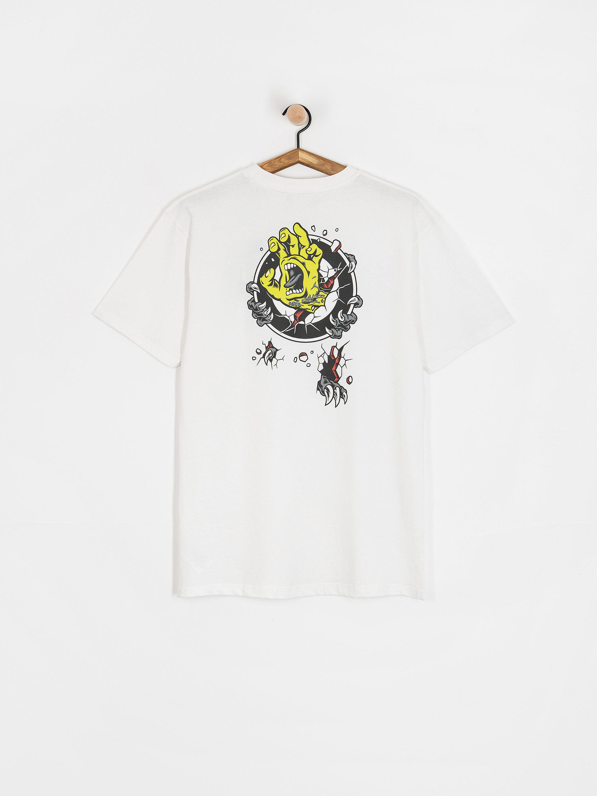 Тениска Santa Cruz Roskopp Screaming Target (white)
