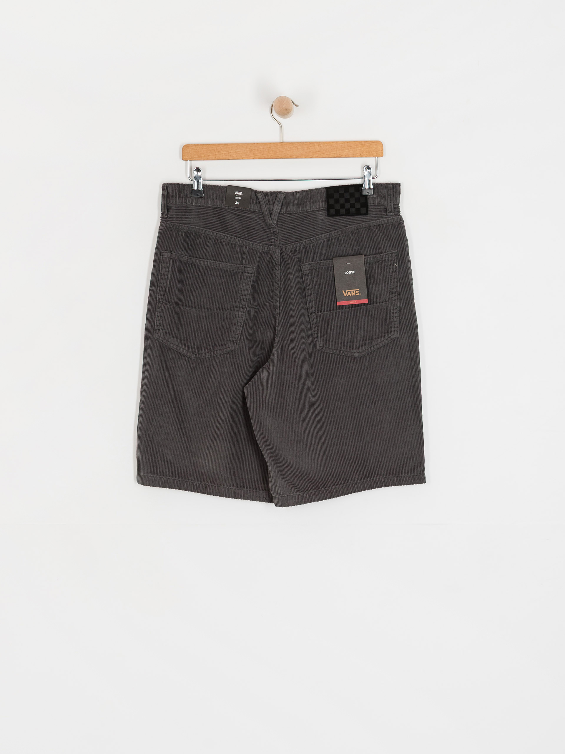 Къси панталони Vans Check 5 Loose Corduroy (asphalt)