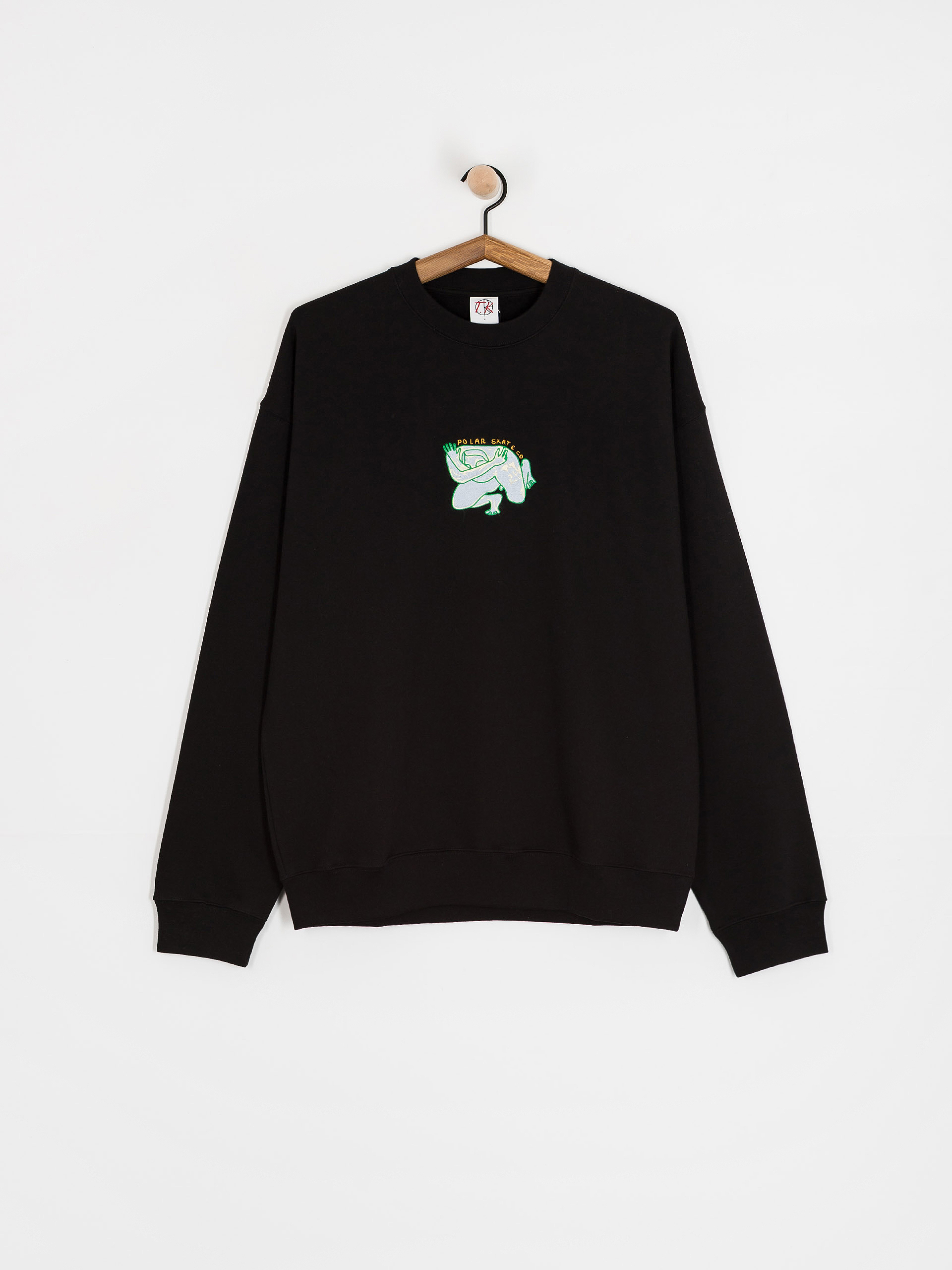 Суитшърт Polar Skate Dave Crewneck Shy Bow (black)