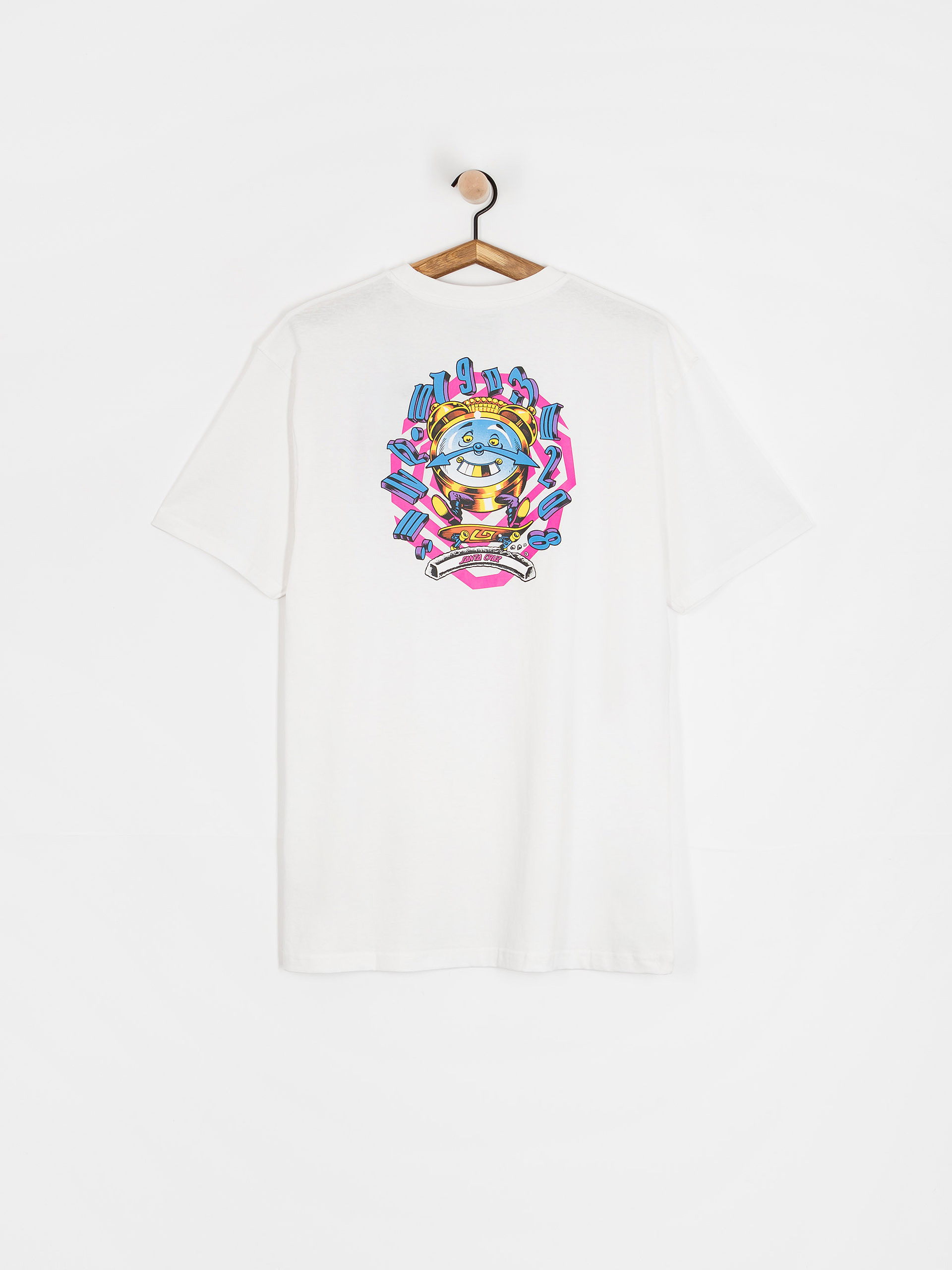 Тениска Santa Cruz Grabke All Around Stack (white)