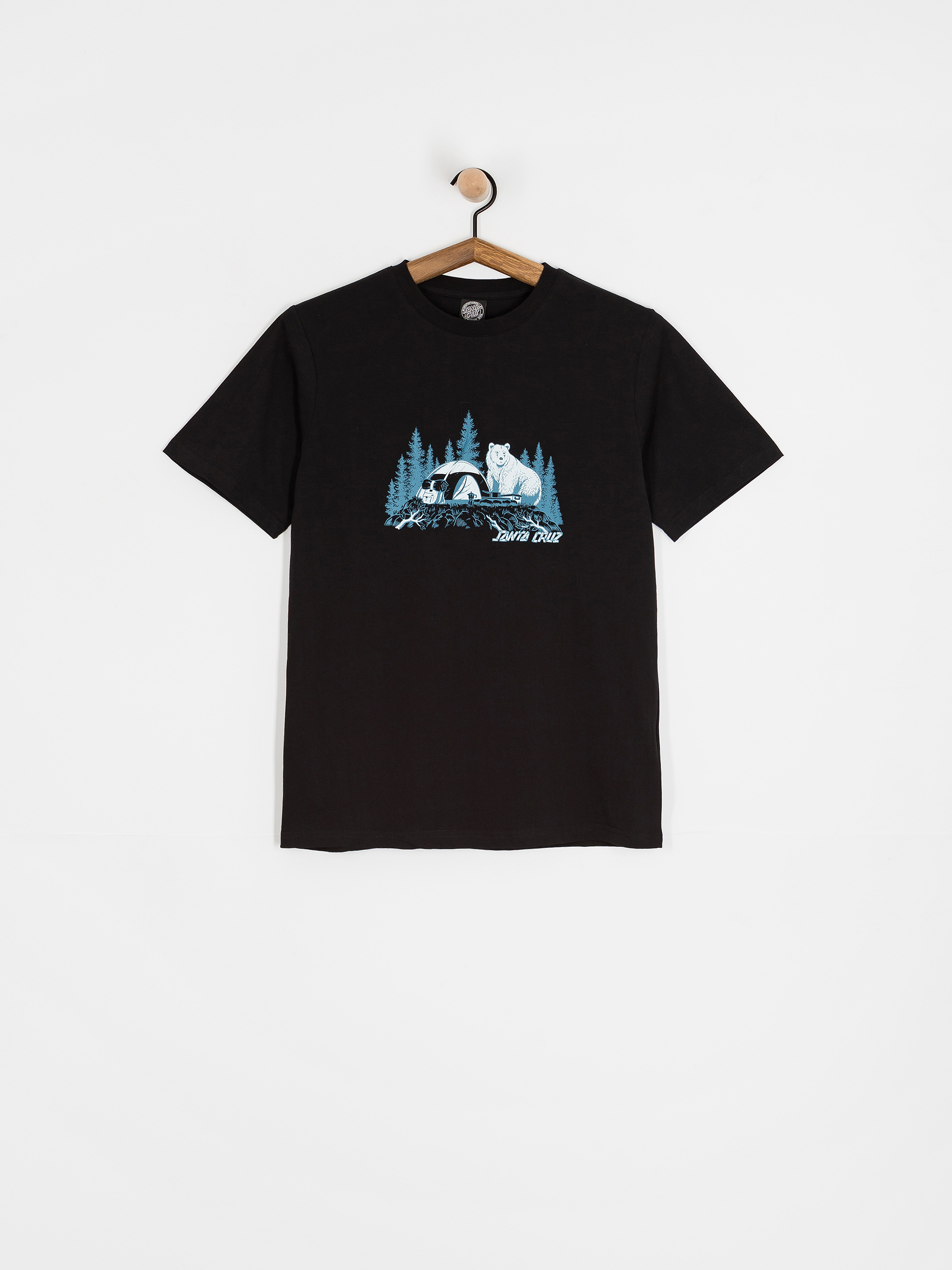 Тениска Santa Cruz Woodland Mini Strip Front Wmn (black)