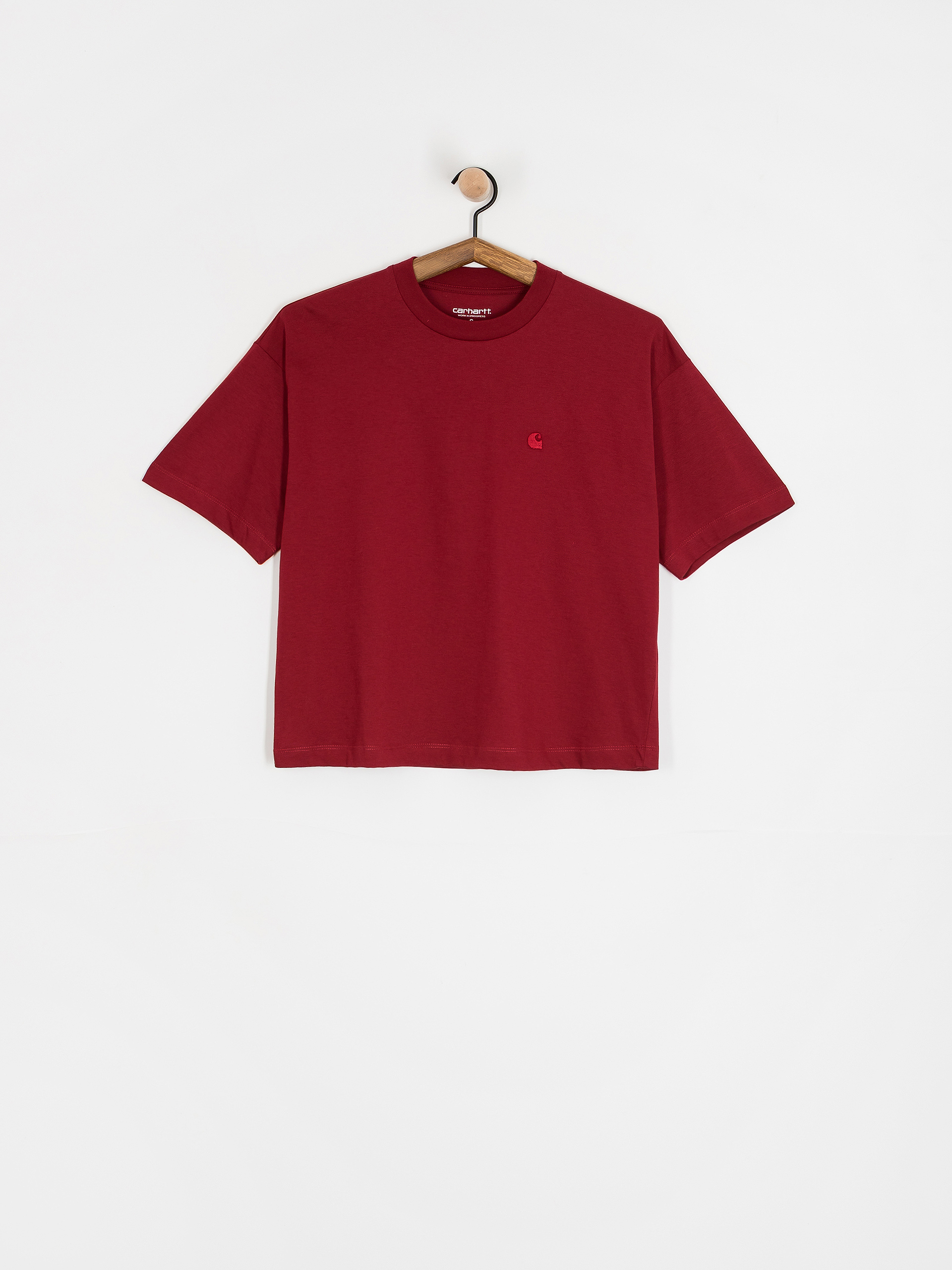 Тениска Carhartt WIP Chester Wmn (scarlet)