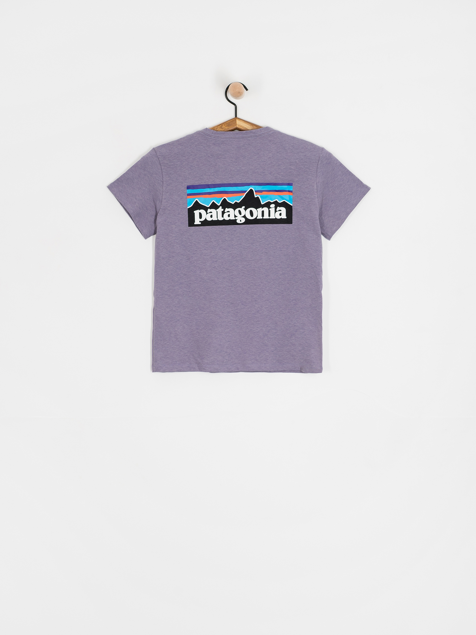 Тениска Patagonia P 6 Logo Responsibili Wmn (concrete purple)