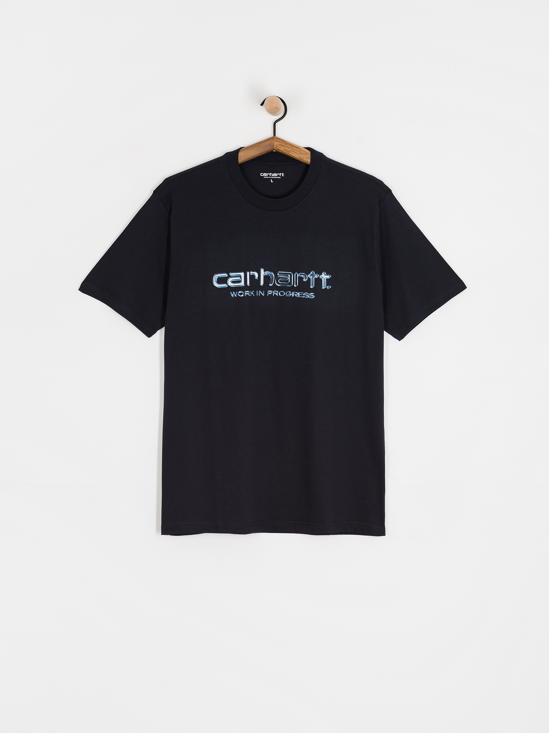 Тениска Carhartt WIP Solar Chrome Script (dark navy)