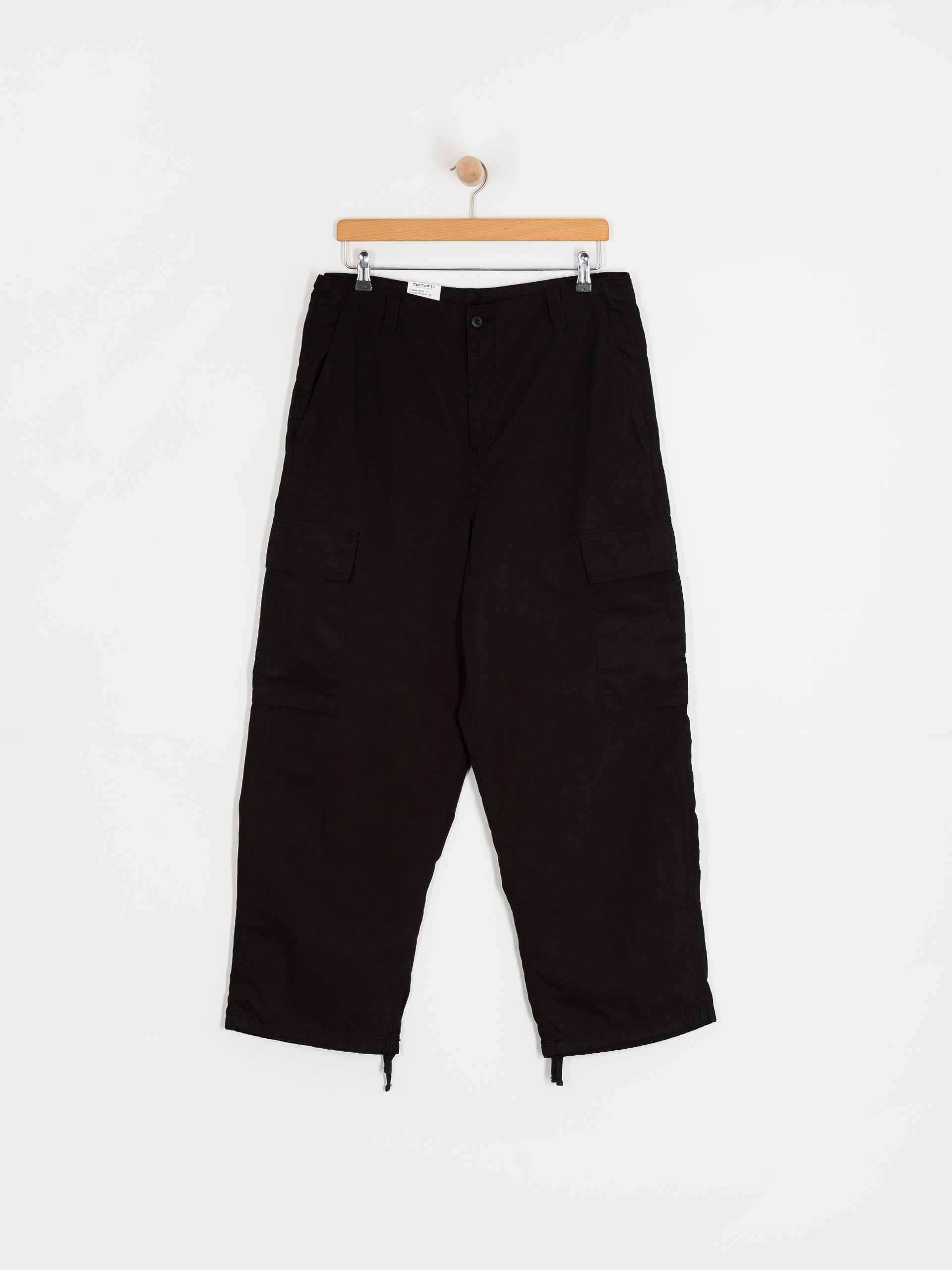 Панталони Carhartt WIP Kade Cargo (black/garment dyed)
