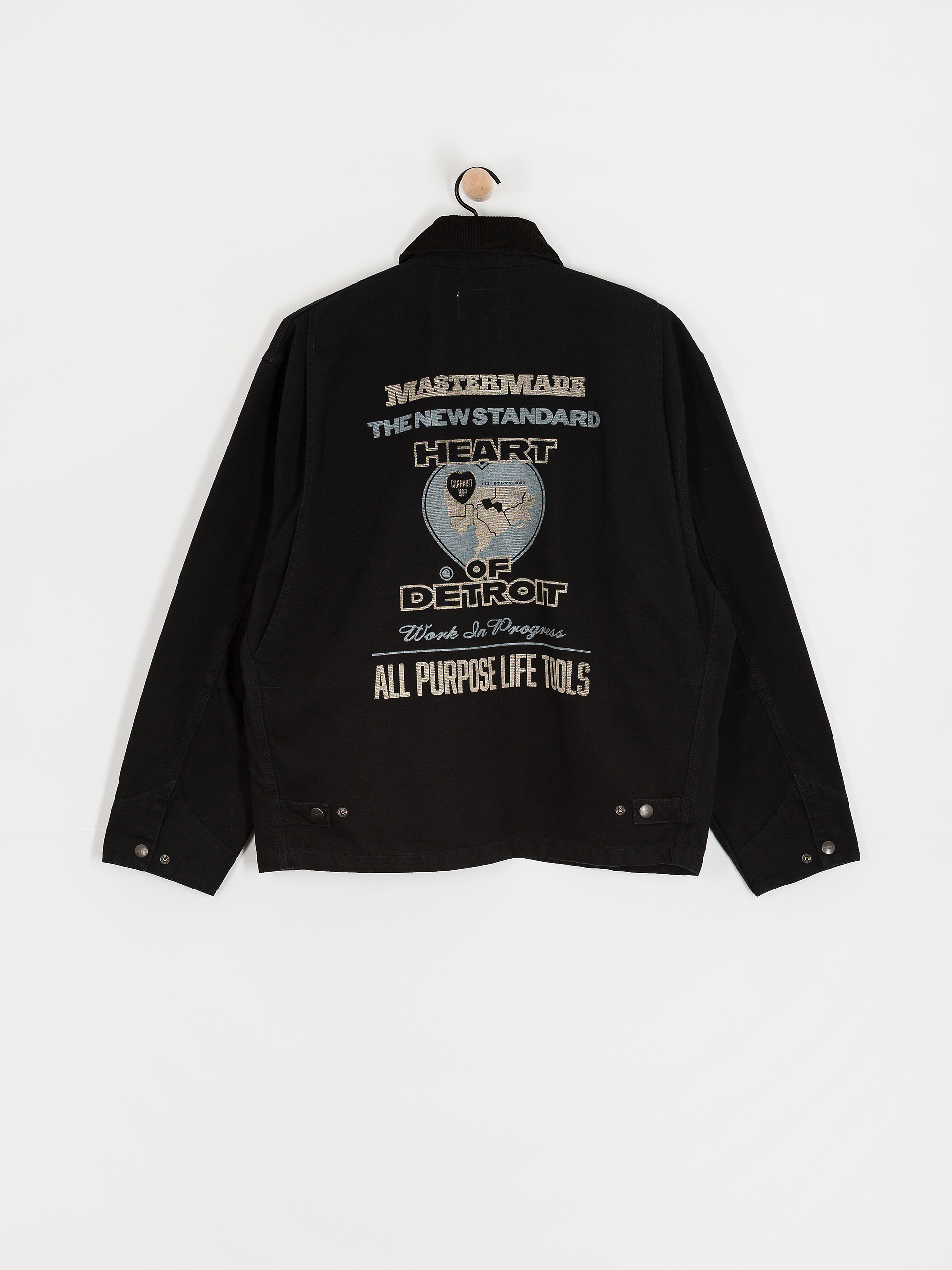 Яке Carhartt WIP OG Arcan Graphic (black/black/heavy stone wash)