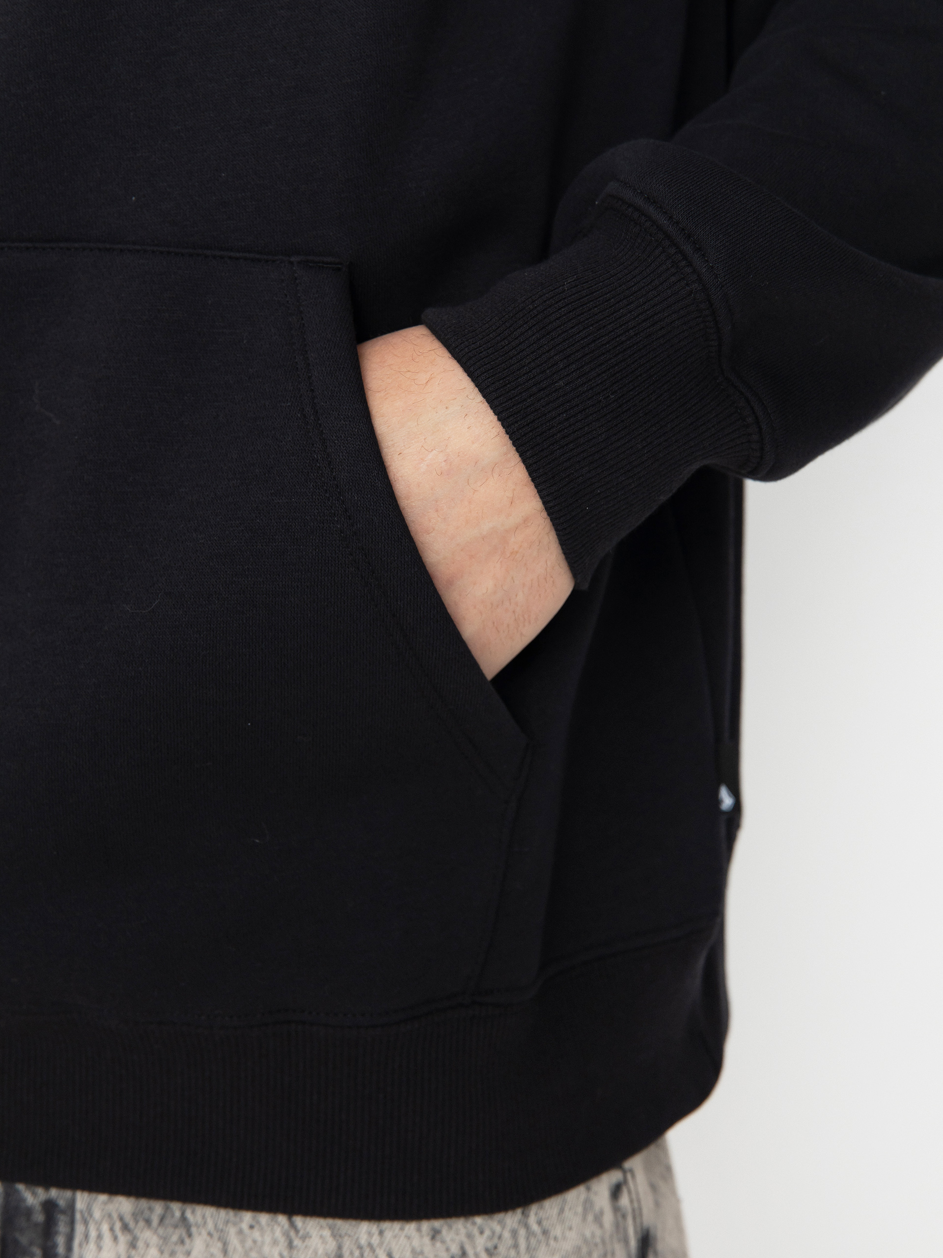 Суитшърт с качулка Volcom Noder HD (black)