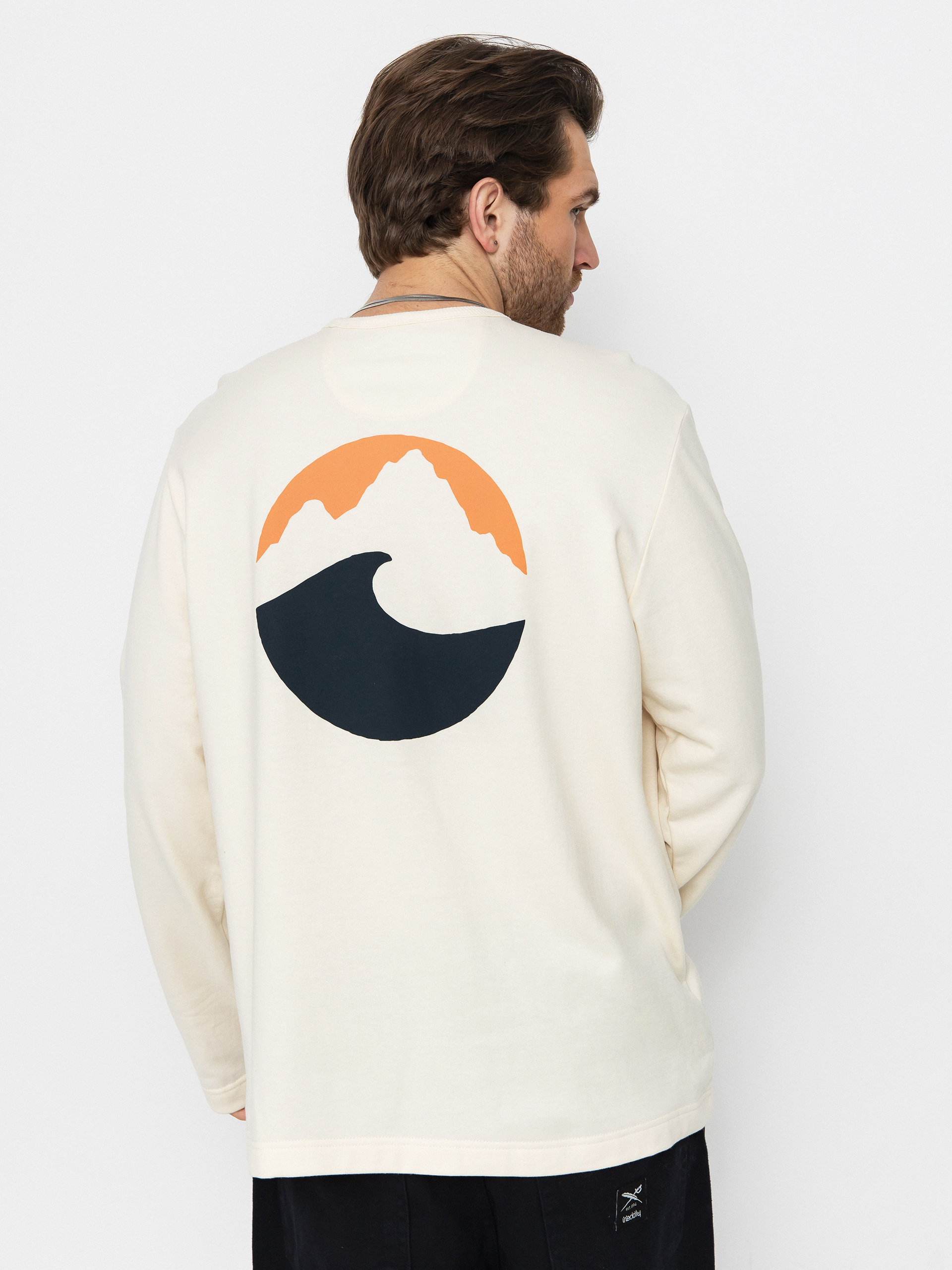 Суитшърт Patagonia Lightweight Applied Imagination Wildrise (natural)