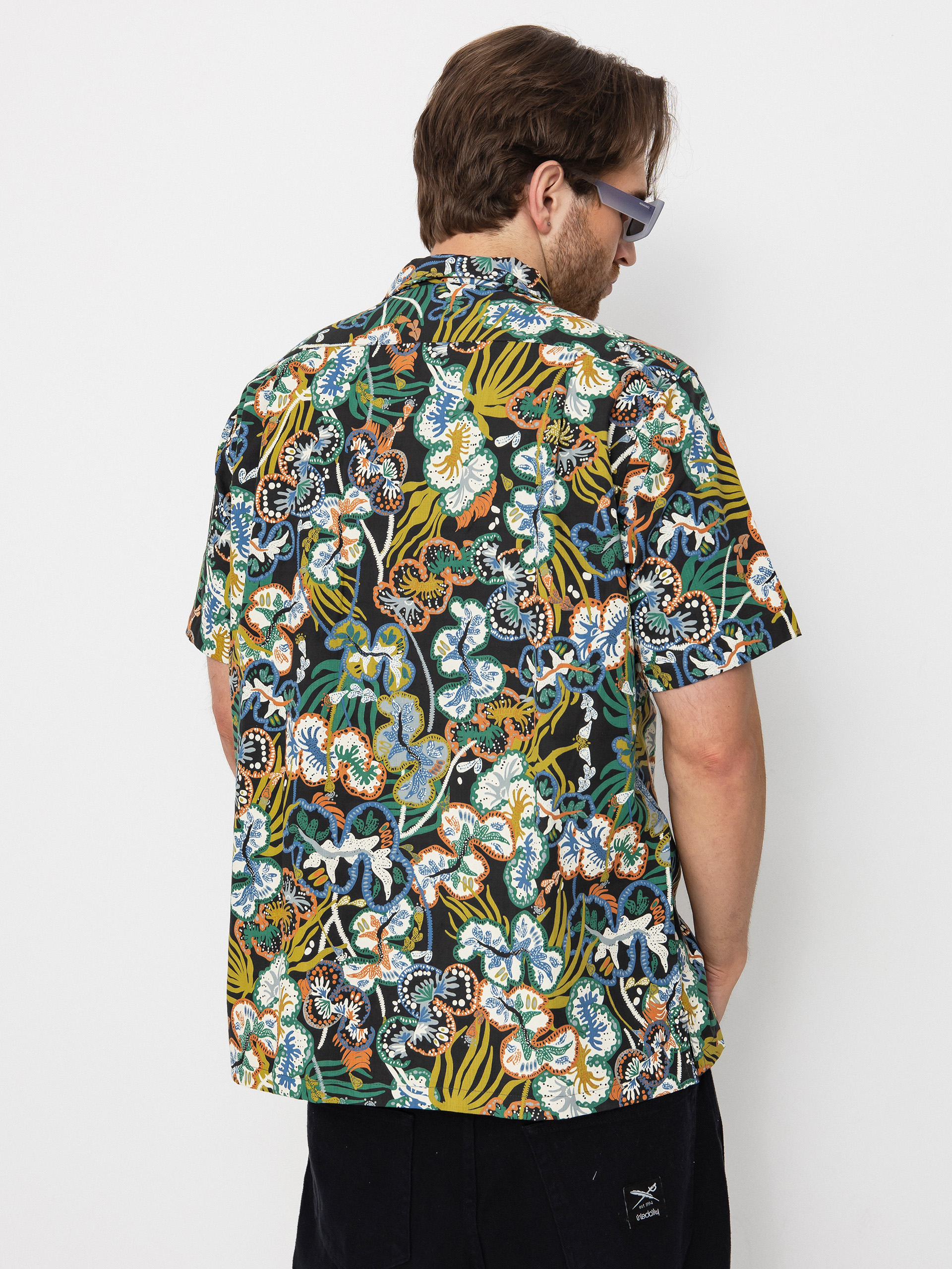 Риза Patagonia Tidal Threads Camp (undersea/ink black)