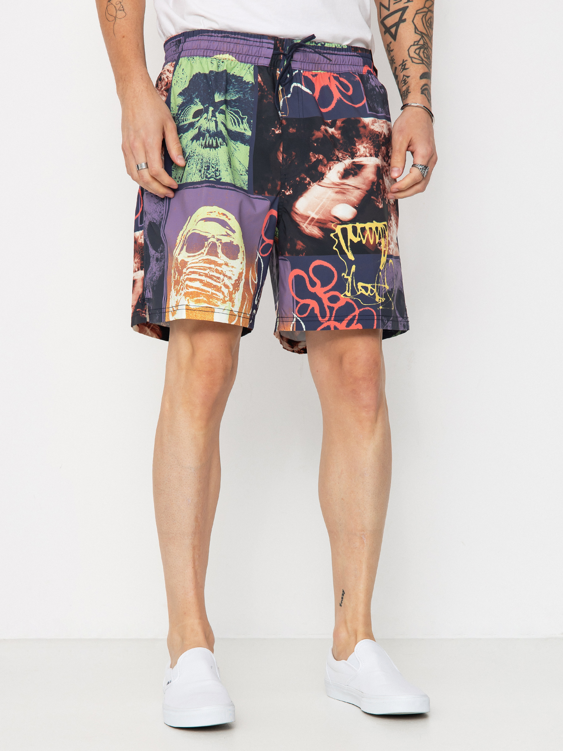 Къси панталони Vans Primary Crazy Print Loose Elastic (parisian night)