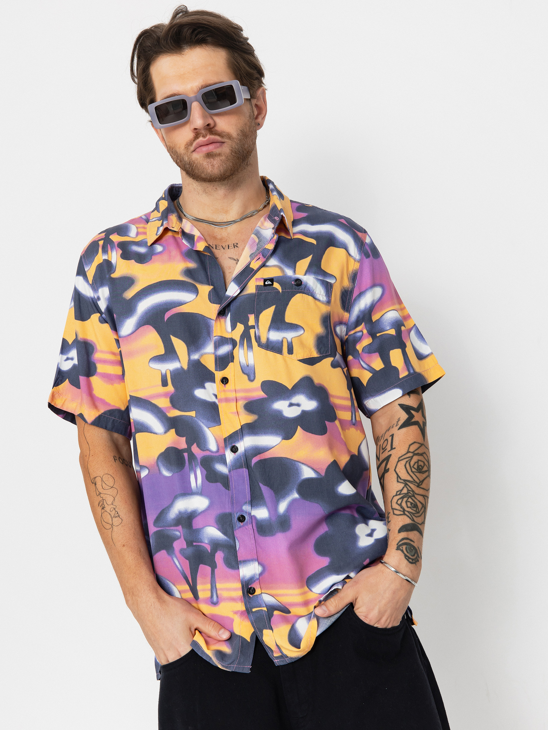 u0420u0438u0437u0430 Quiksilver Safe Paradise (vintage violet biophilia)