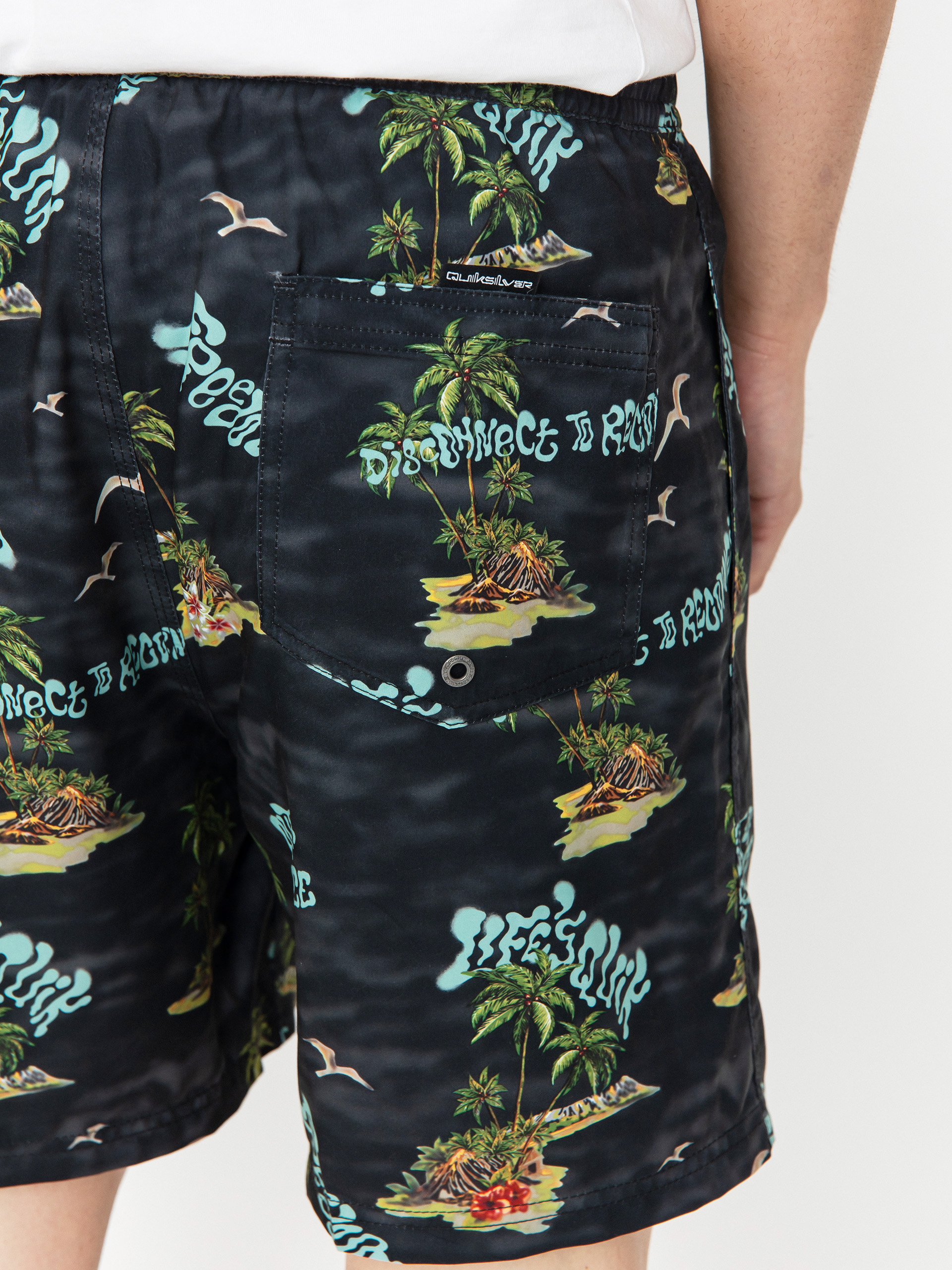 Къси панталони Quiksilver Everyday Straight Volley 17 (black naturama)