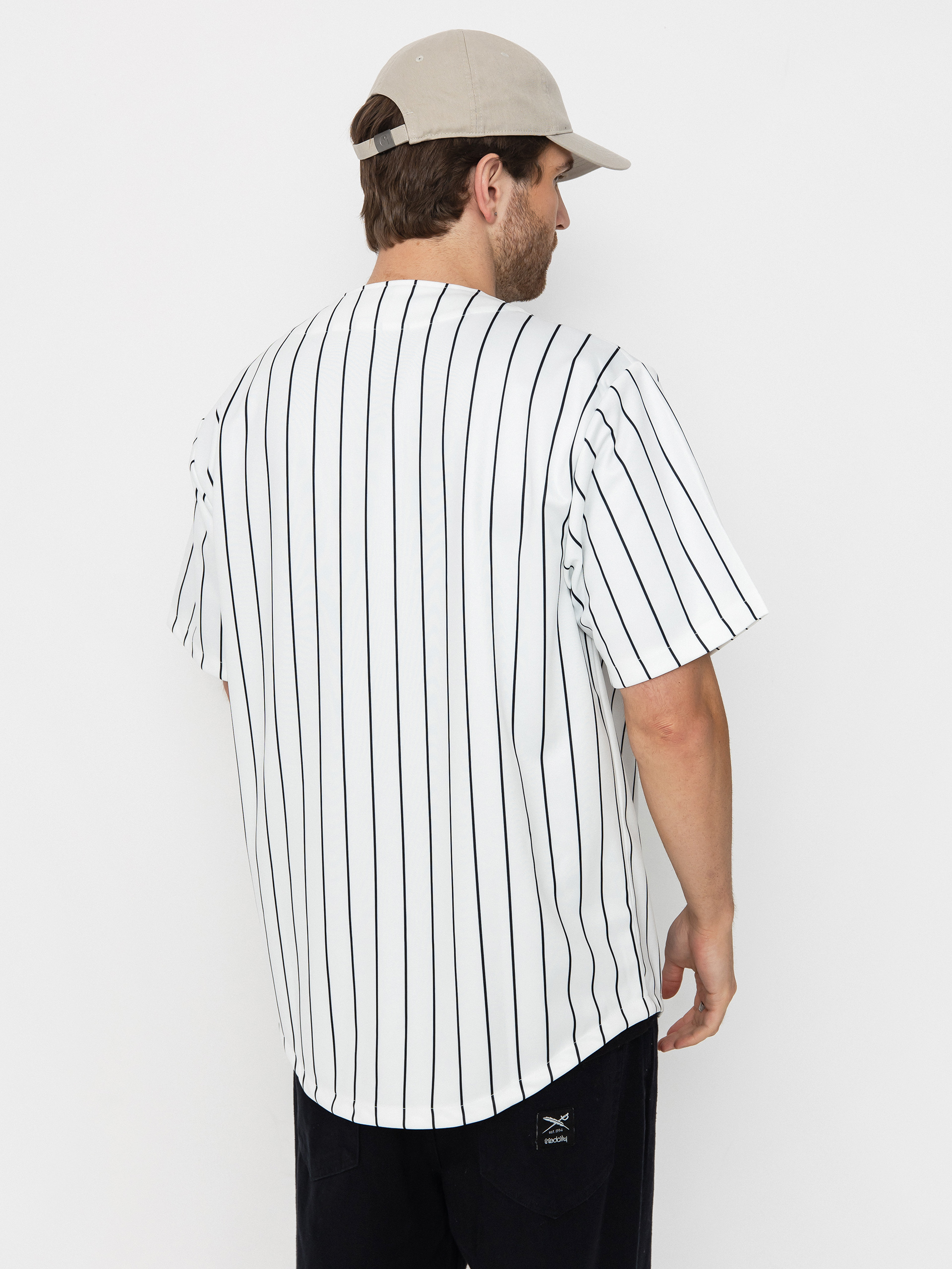 Тениска DC Slugger Jersey (white pinstripe)